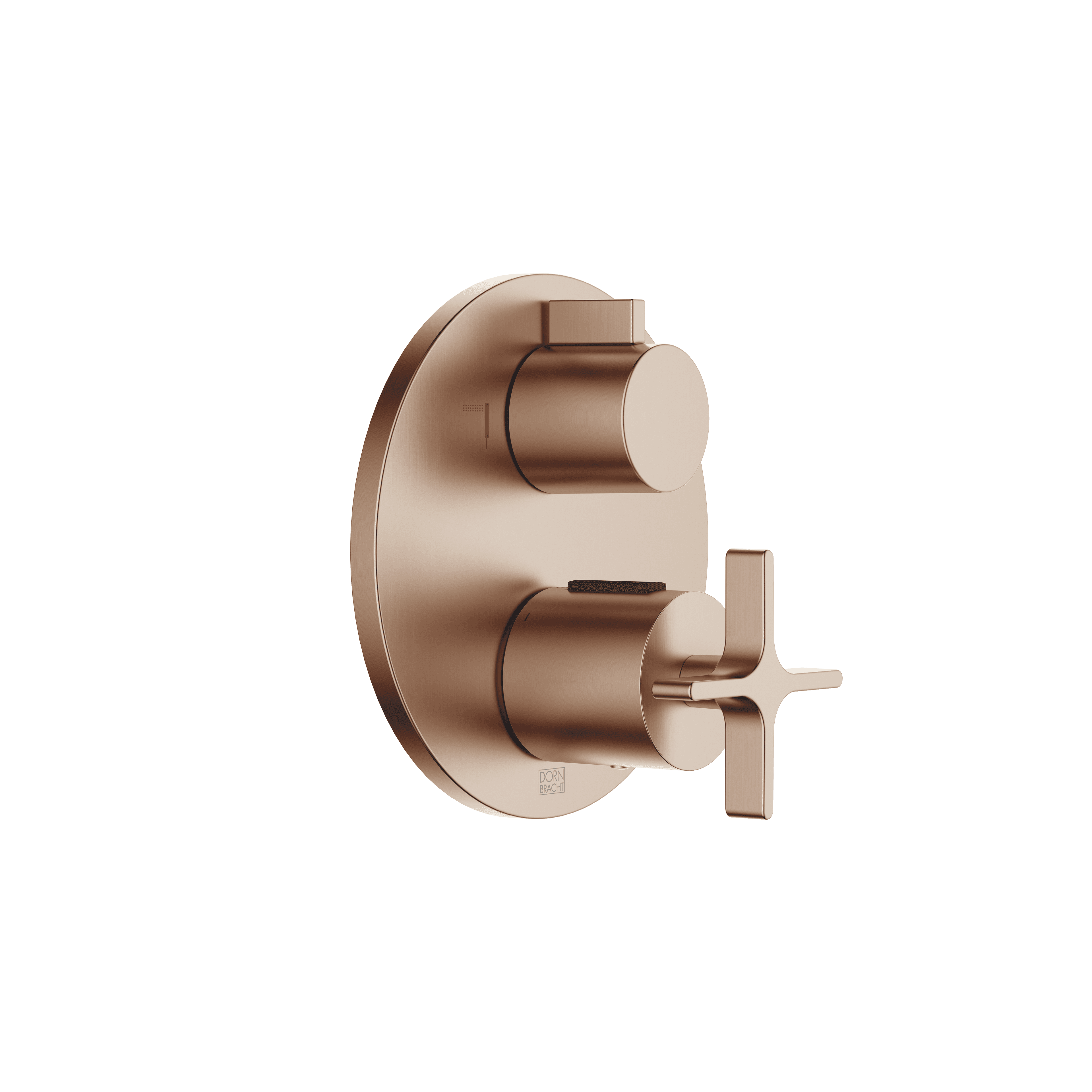 VAIA Concealed thermostat with two function volume control in Brushed Bronze (PVD)