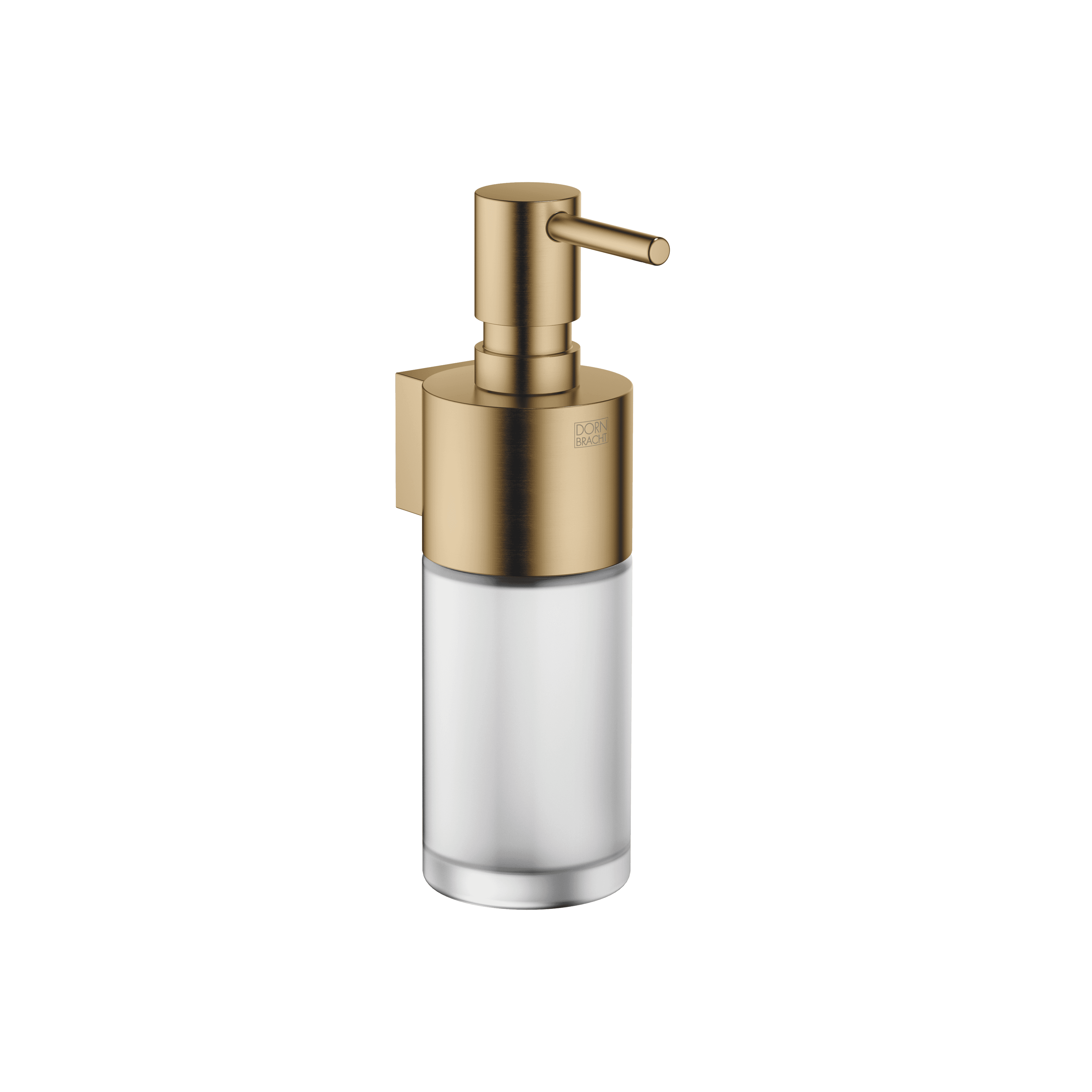 Dispenser wall model in Brushed Dark Brass (PVD)