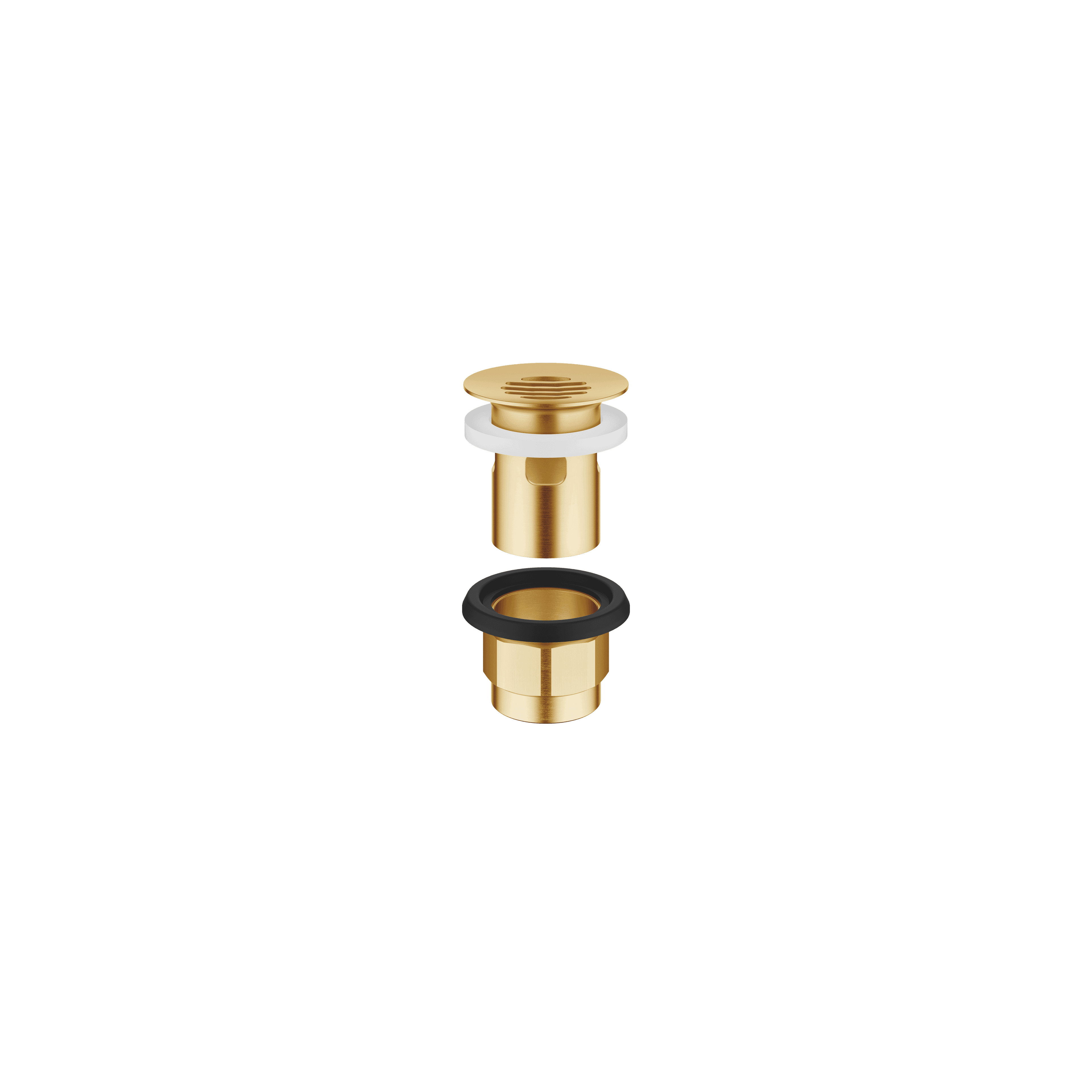Grated waste 1 1/4" in Brushed Durabrass (23kt Gold)