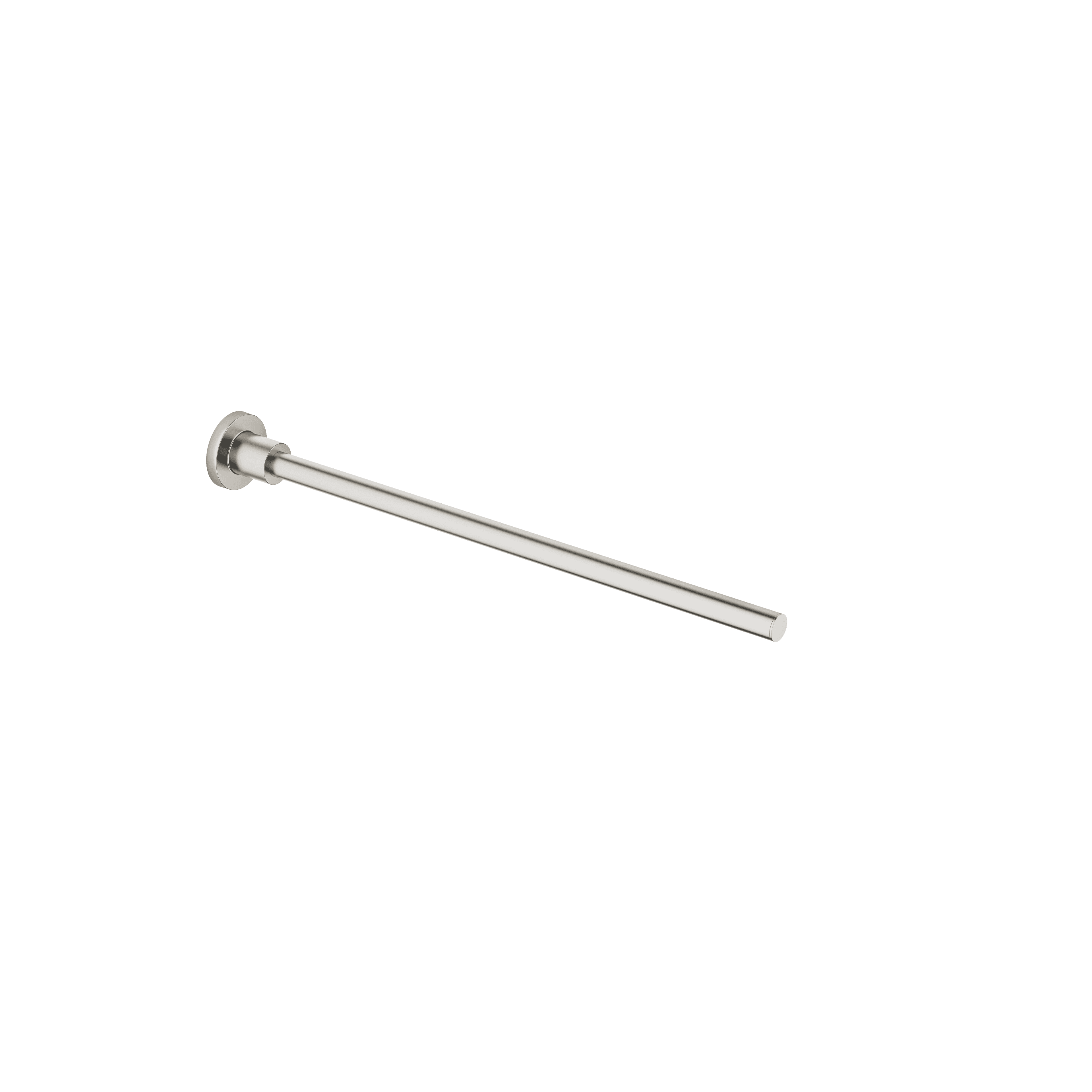 TARA Towel bar 1-piece non-swivel in Brushed Platinum