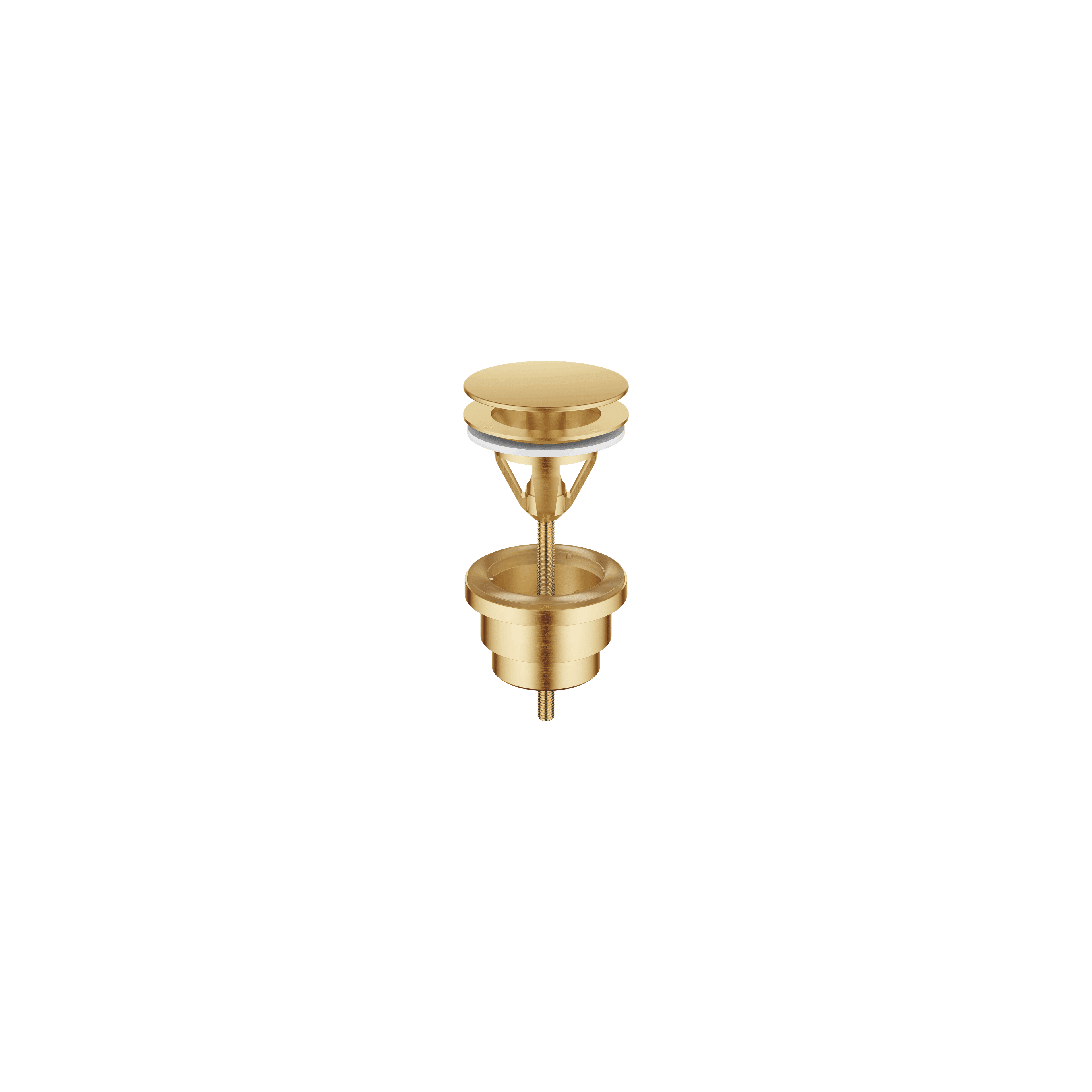 Basin Waste without press-closing 1 1/4" in Brushed Durabrass (23kt Gold)