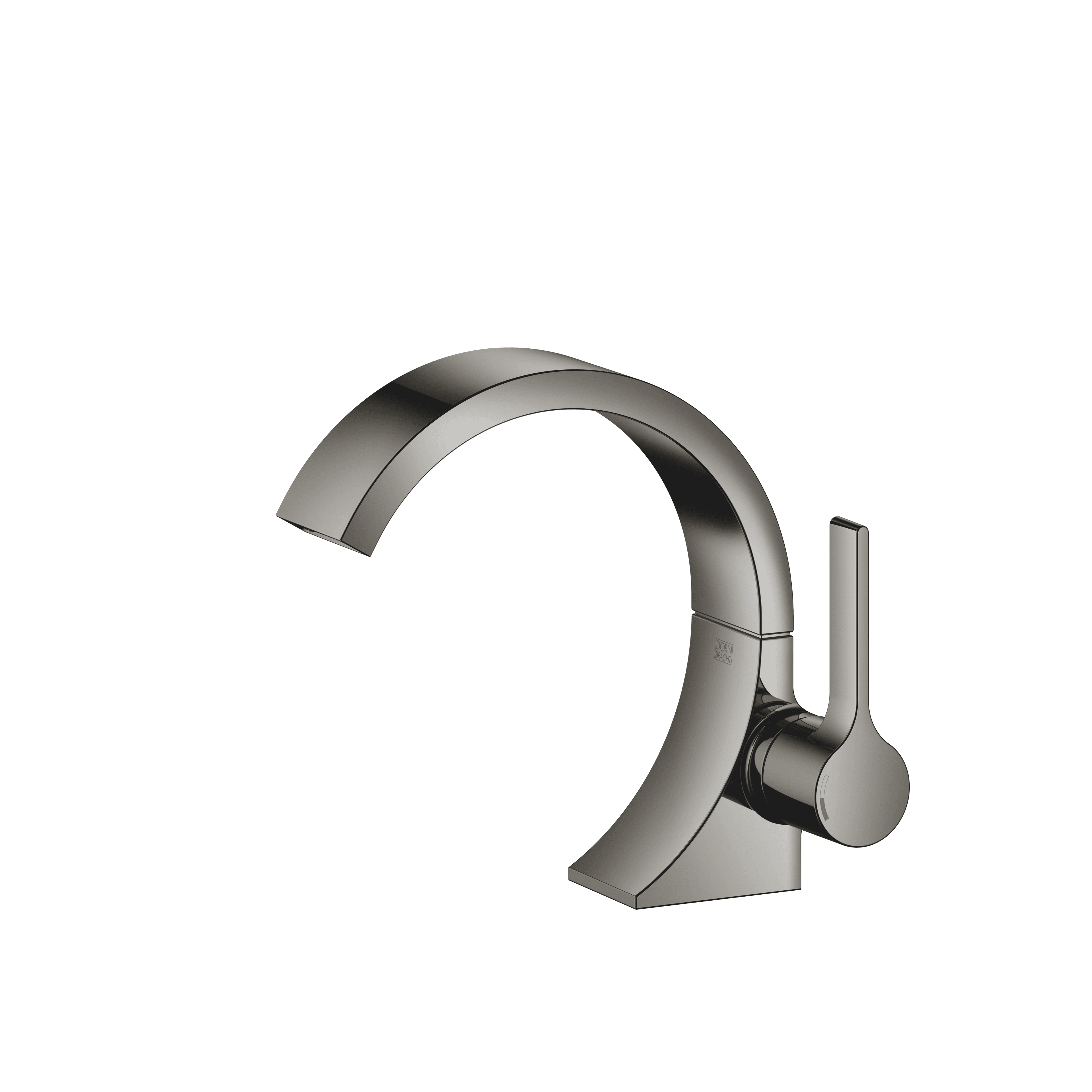 CYO Single-lever basin mixer with pop-up waste in Dark Chrome