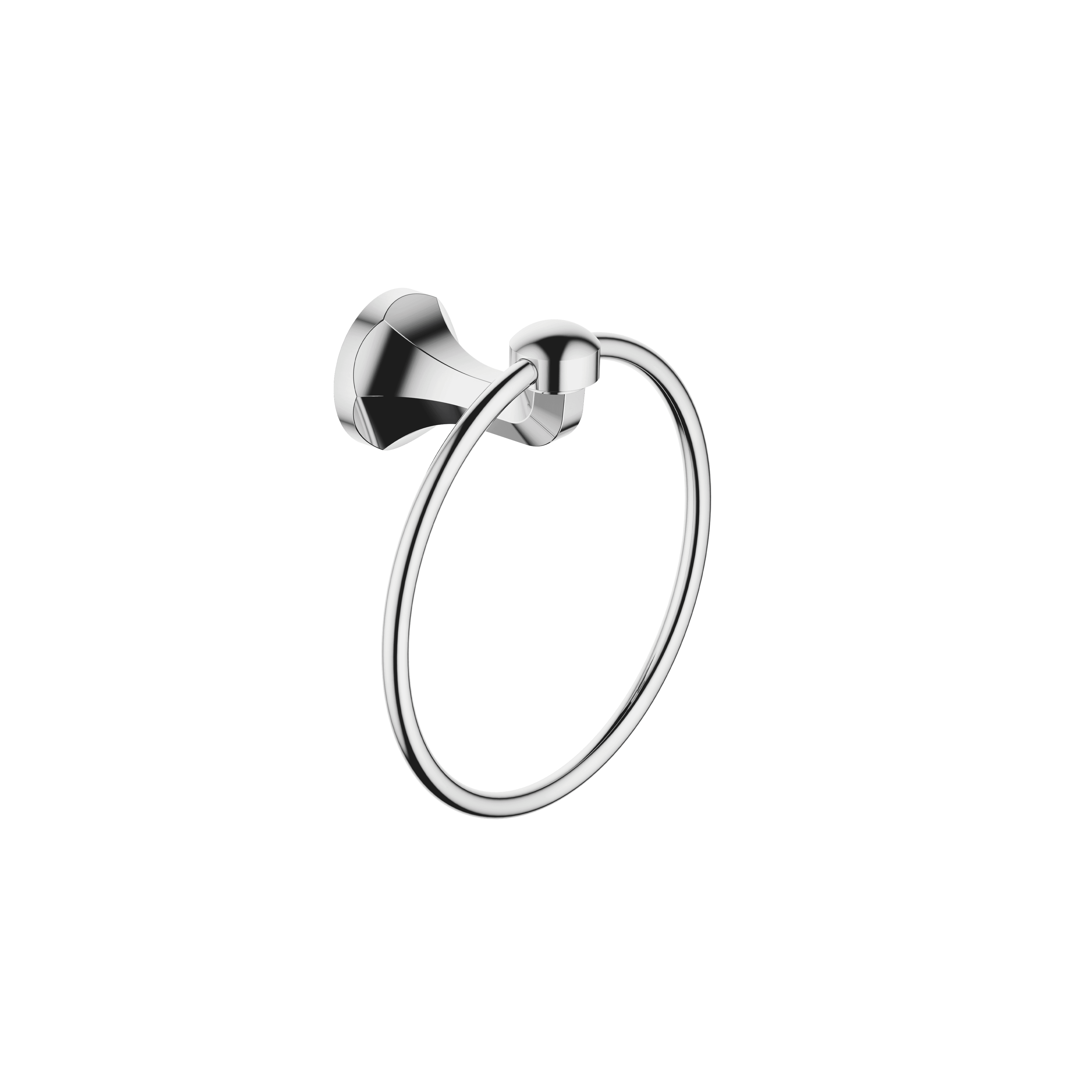 MADISON Towel ring round in Chrome