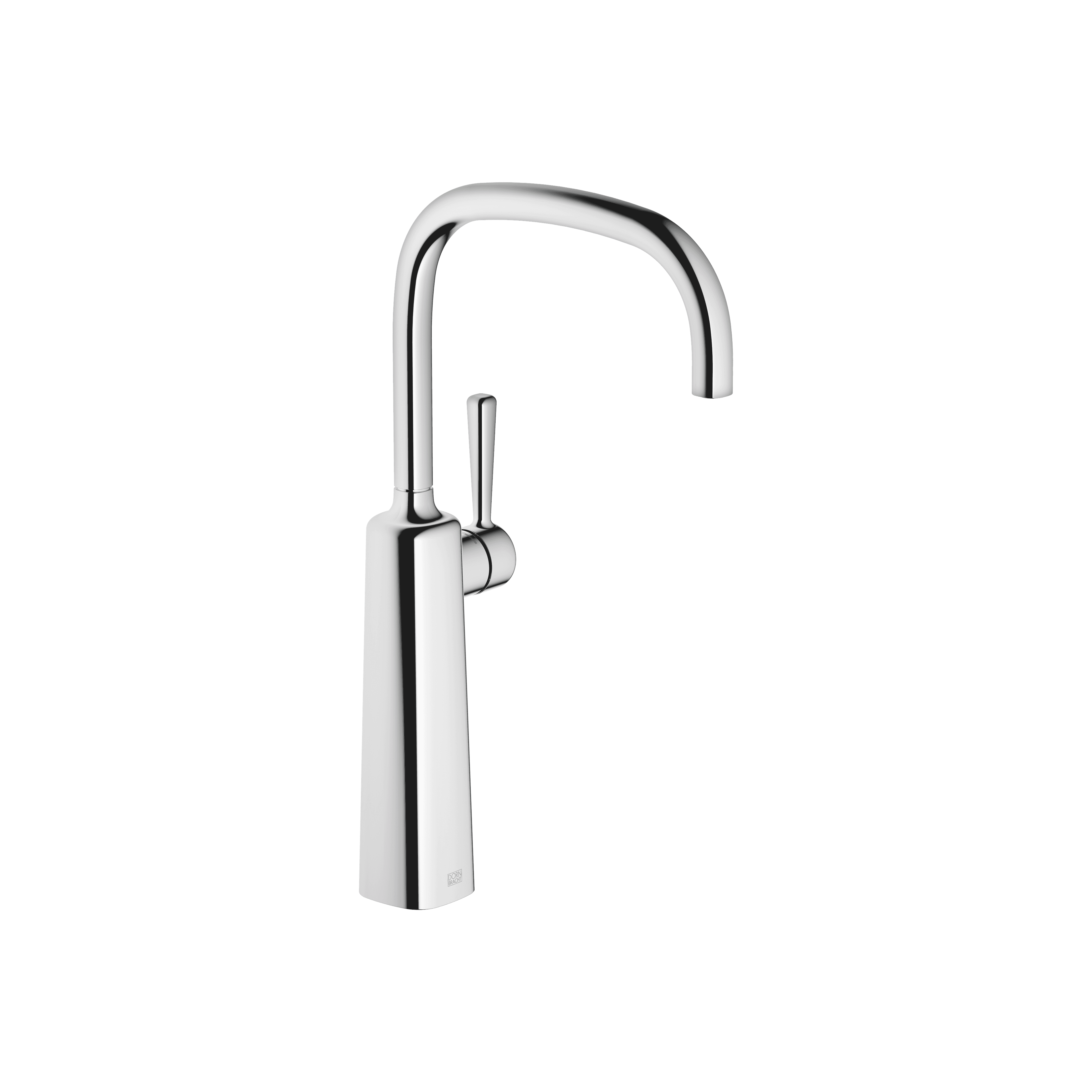 COYA Single-lever basin mixer with raised base without pop-up waste