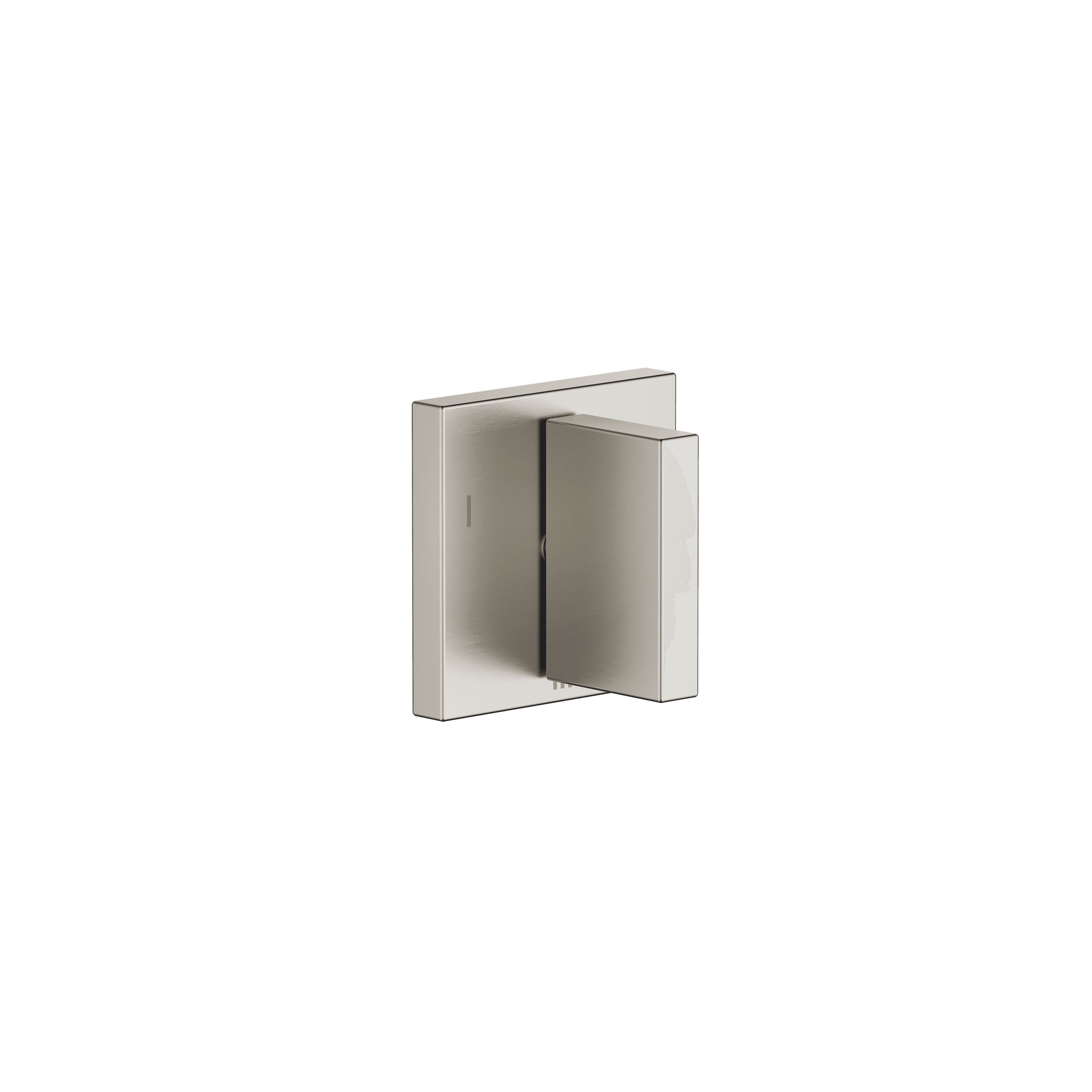 MEM Concealed three-way diverter in Brushed Platinum
