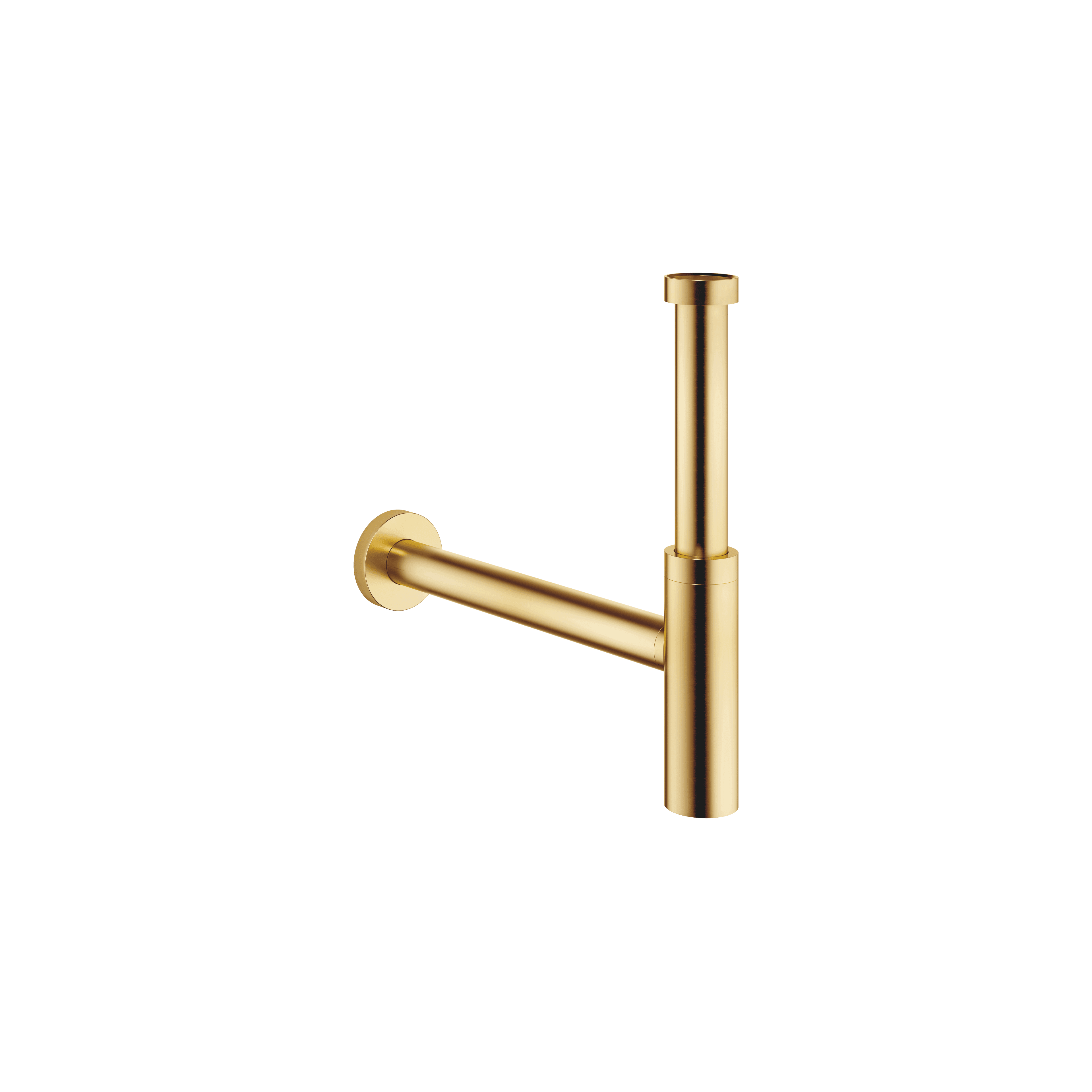 Siphon for basin in Brushed Durabrass (23kt Gold)