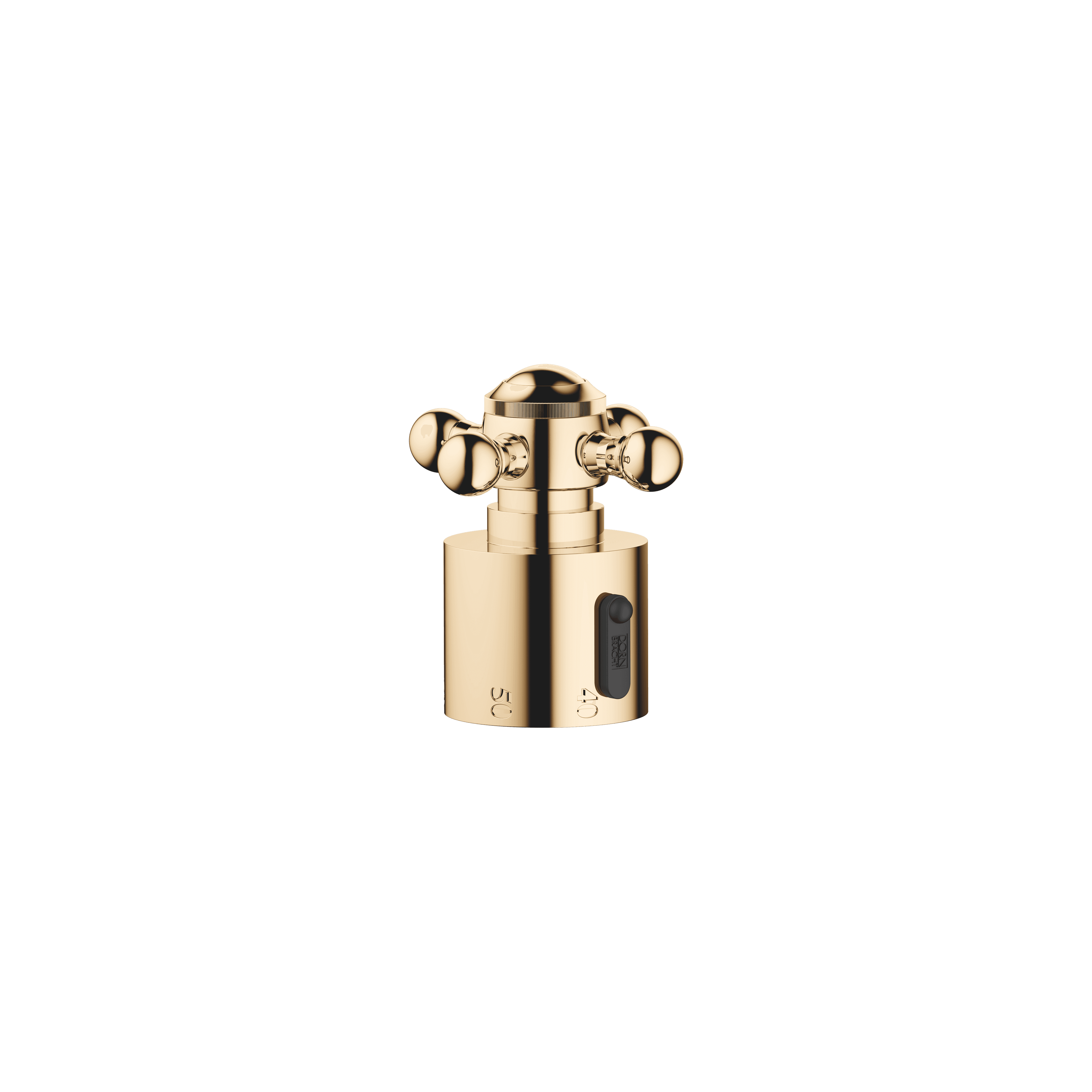 MADISON Temperature control handle in Durabrass (23kt Gold)