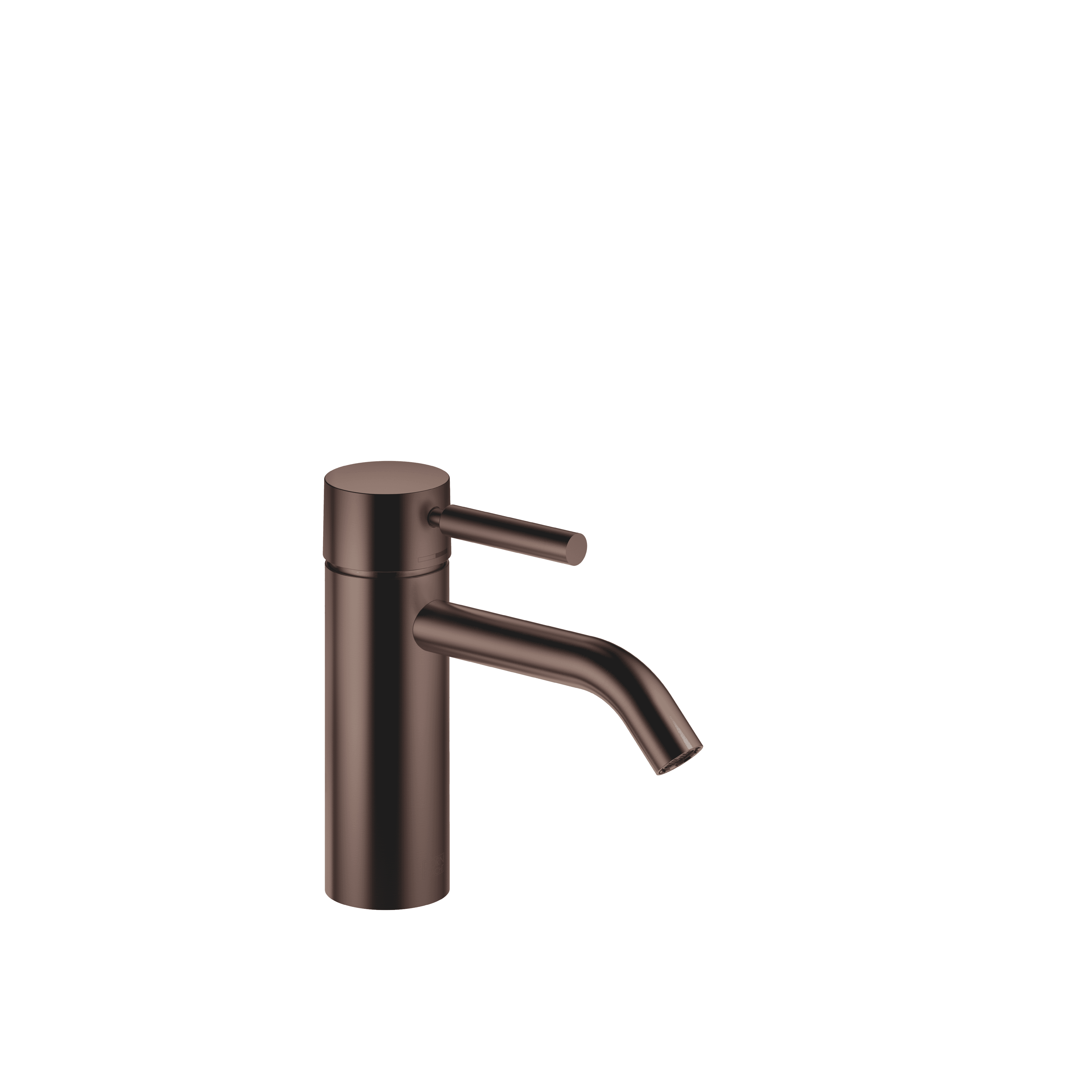 META Single-lever basin mixer without pop-up waste in Brushed Dark Bronze (PVD)