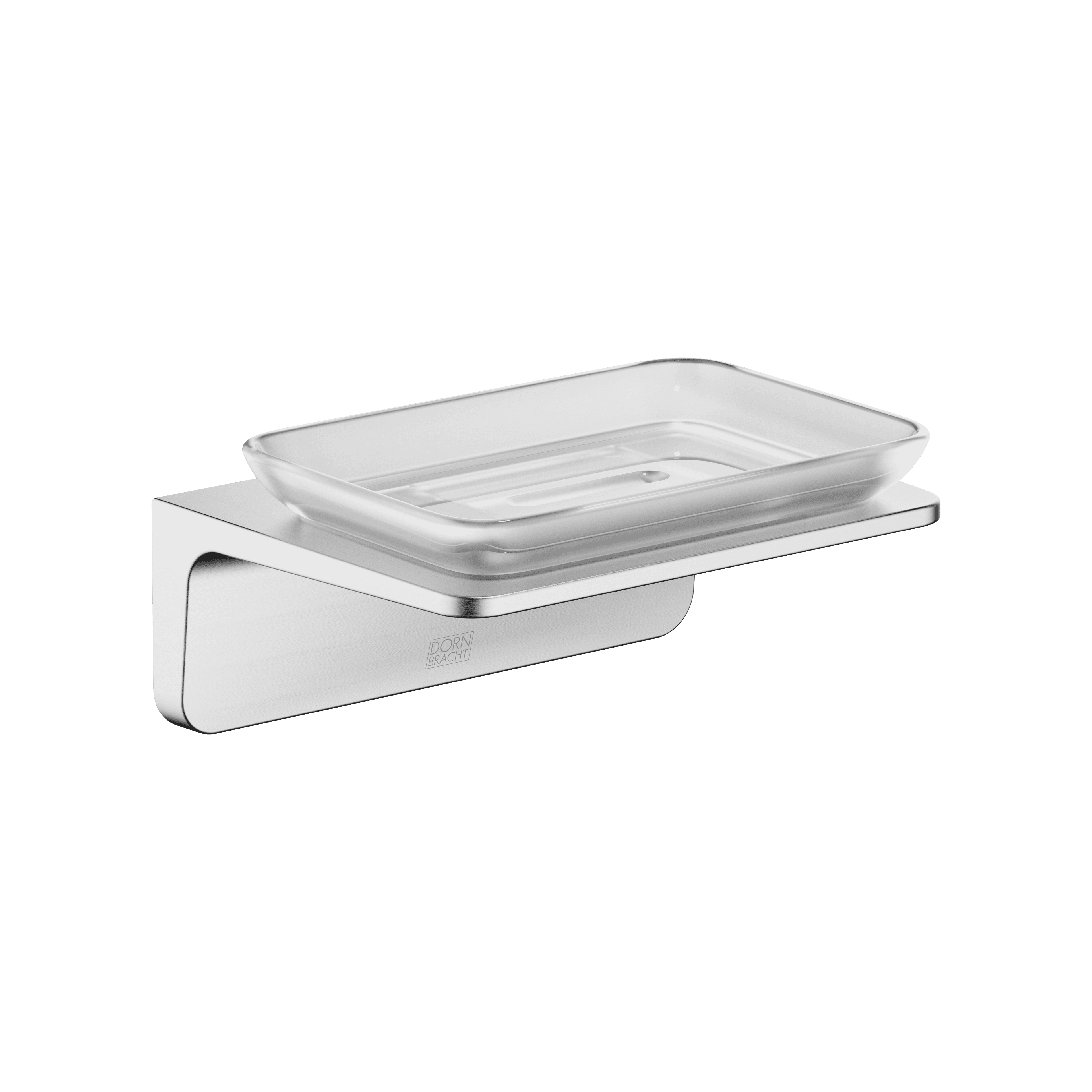 Soap dish in Brushed Chrome