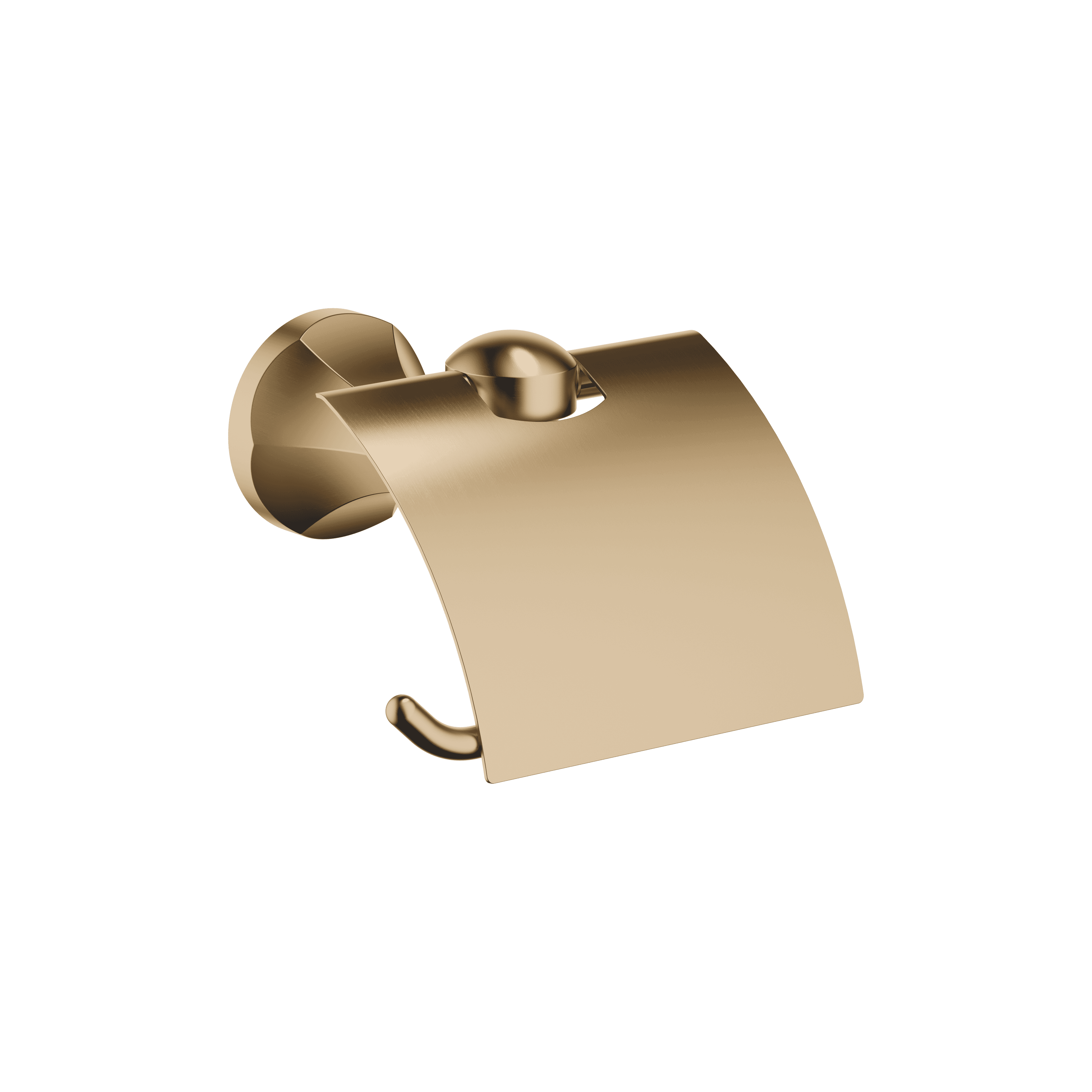 MADISON Tissue holder with cover in Brushed Dark Brass (PVD)
