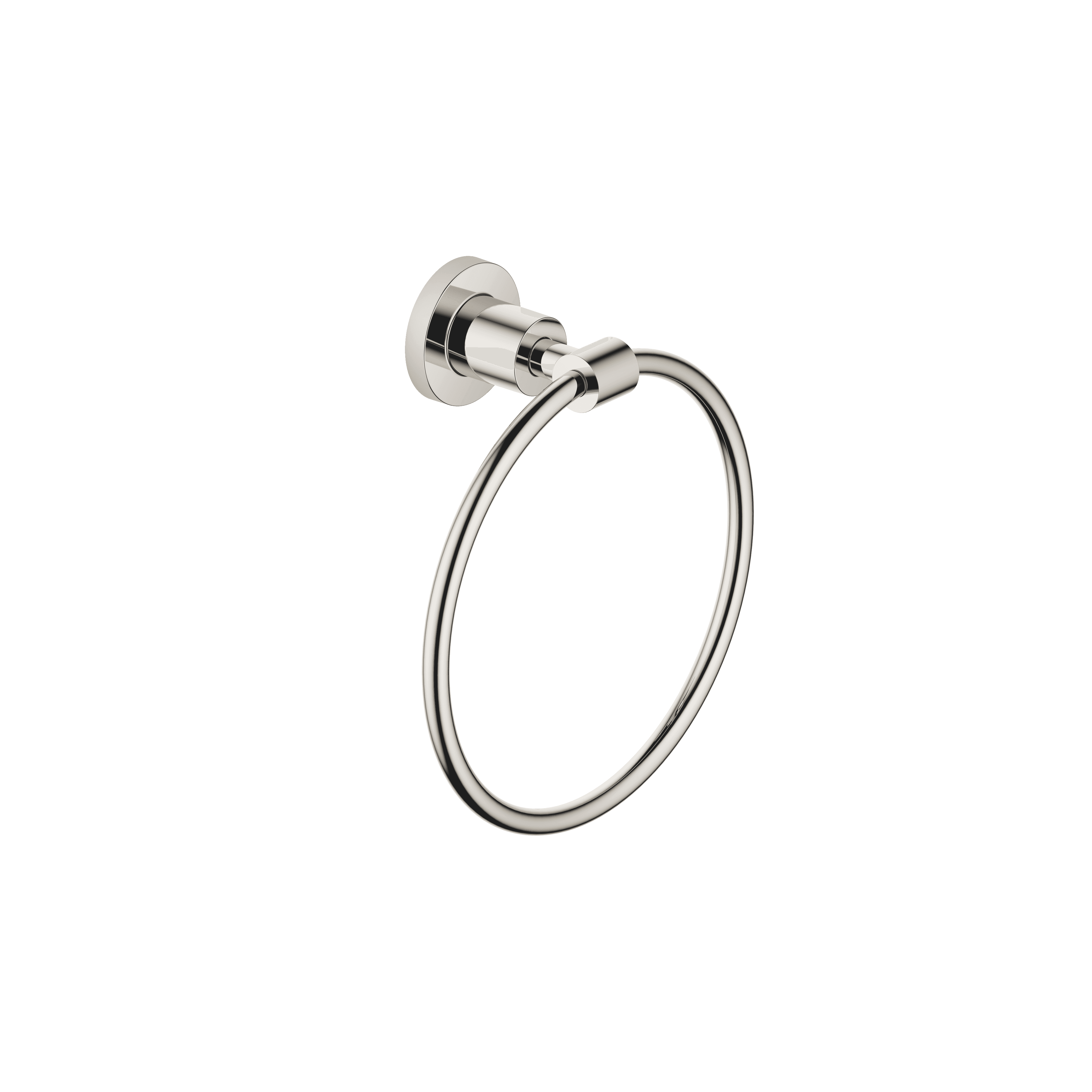 TARA Towel ring round in Platinum