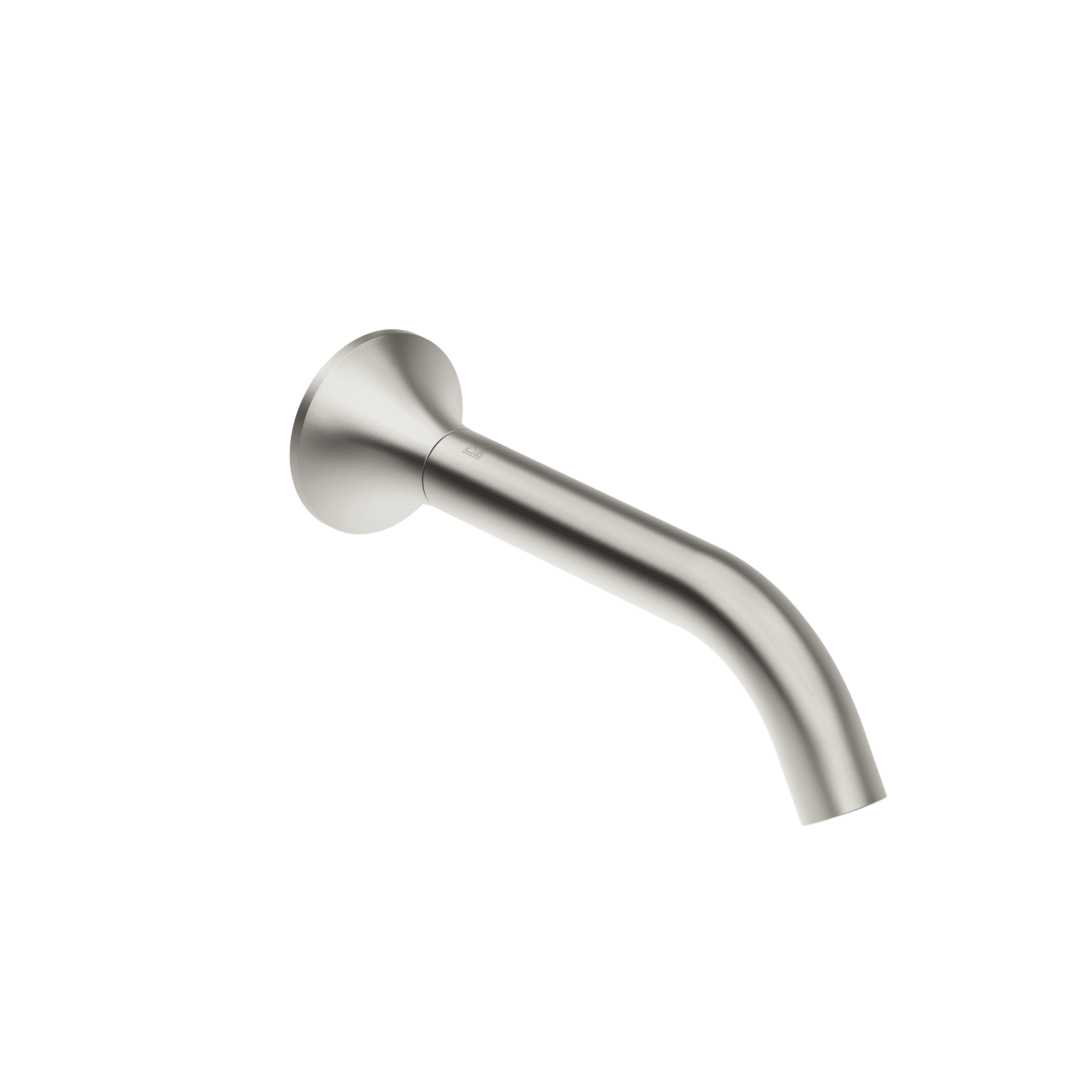 VAIA Bath spout for wall mounting in Brushed Platinum