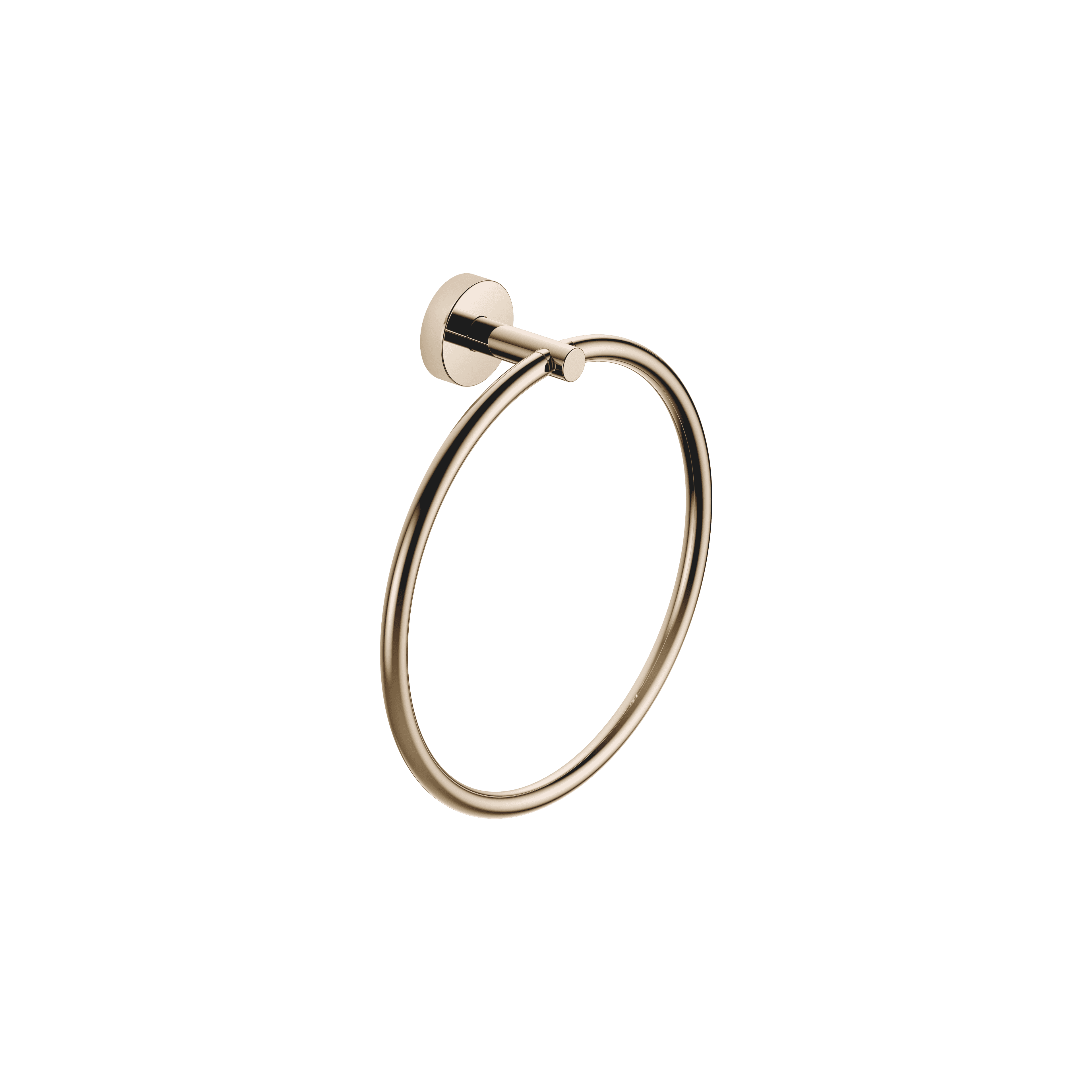 Towel ring round in Light Gold (PVD)