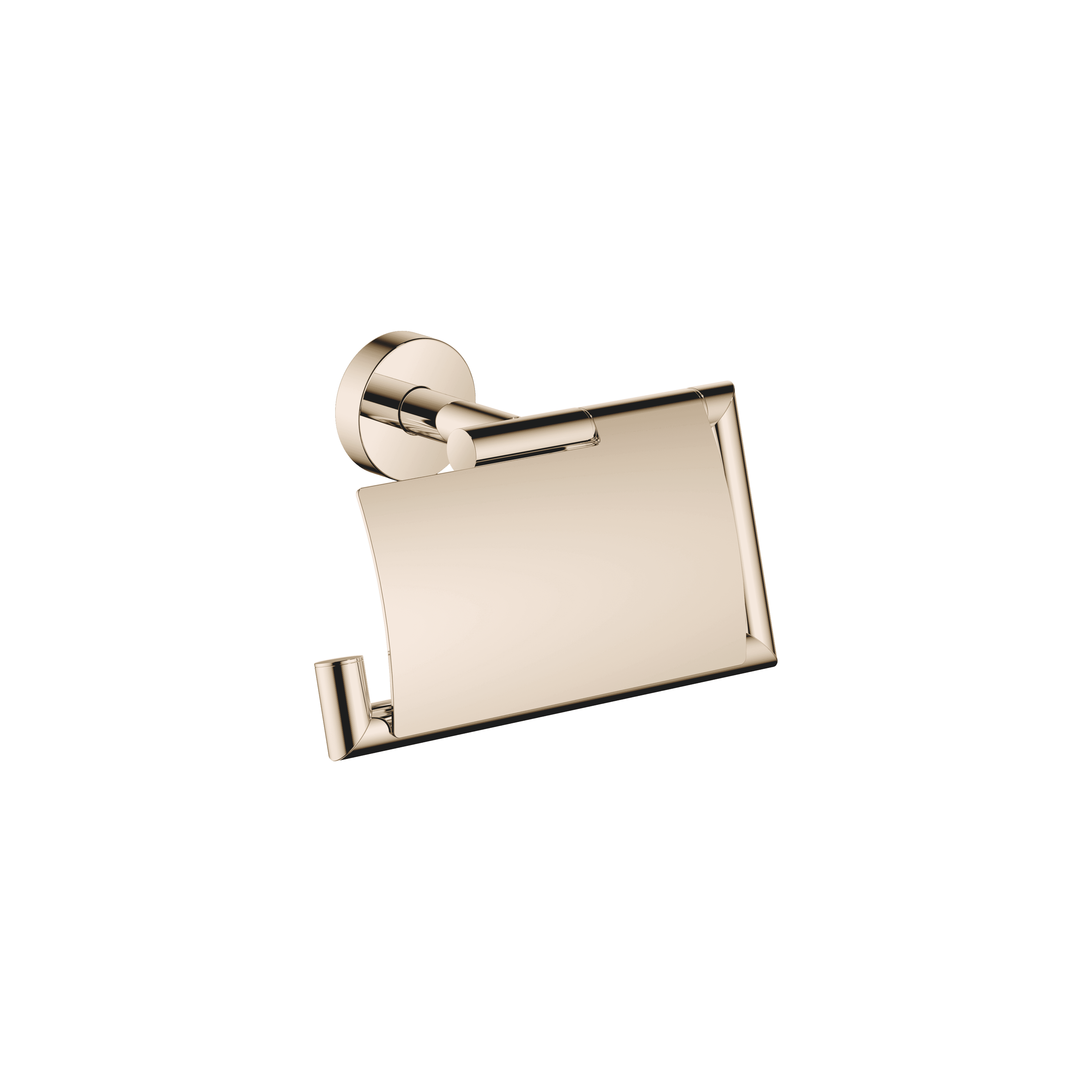 Tissue holder with cover in Light Gold (PVD)