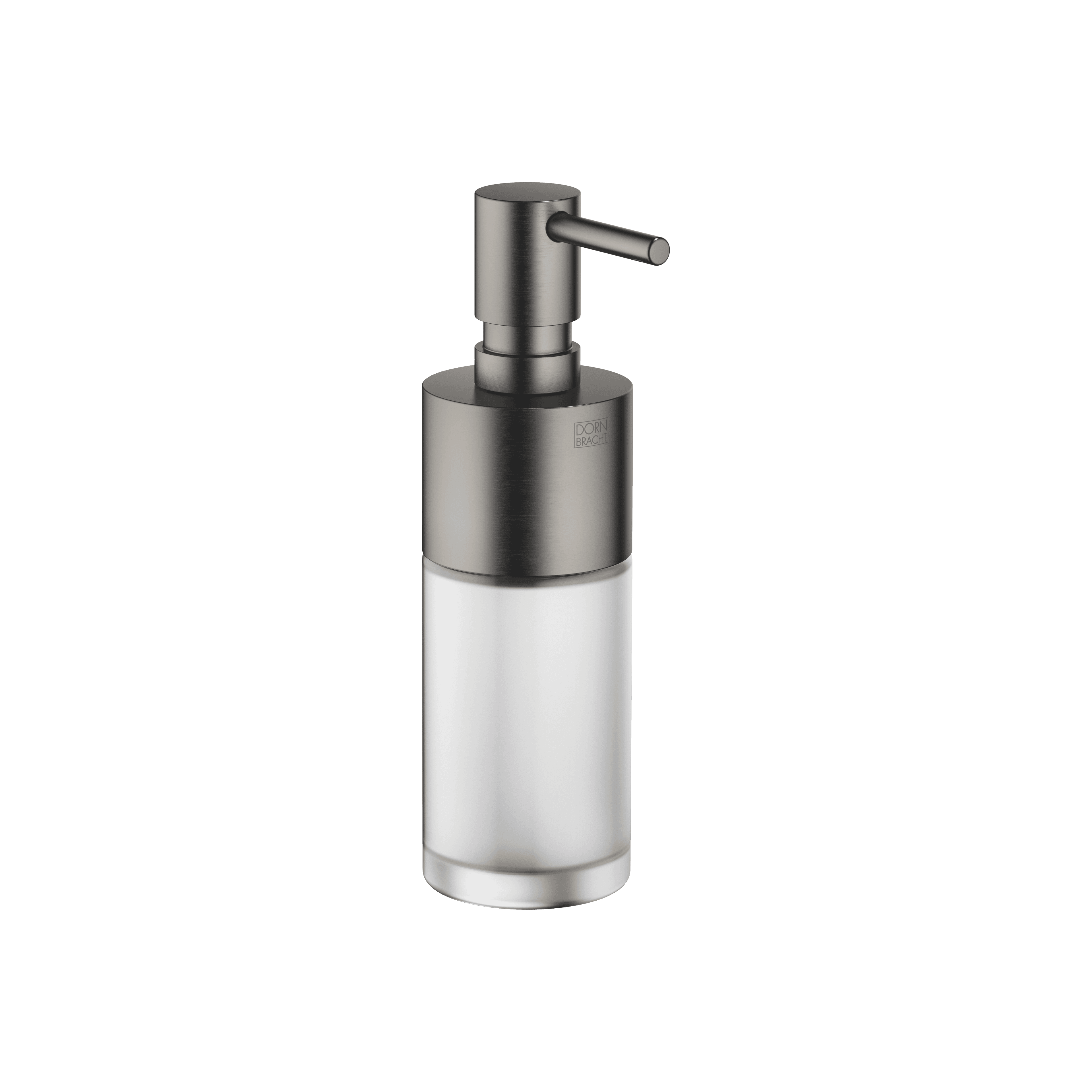Dispenser free-standing model in Brushed Dark Platinum