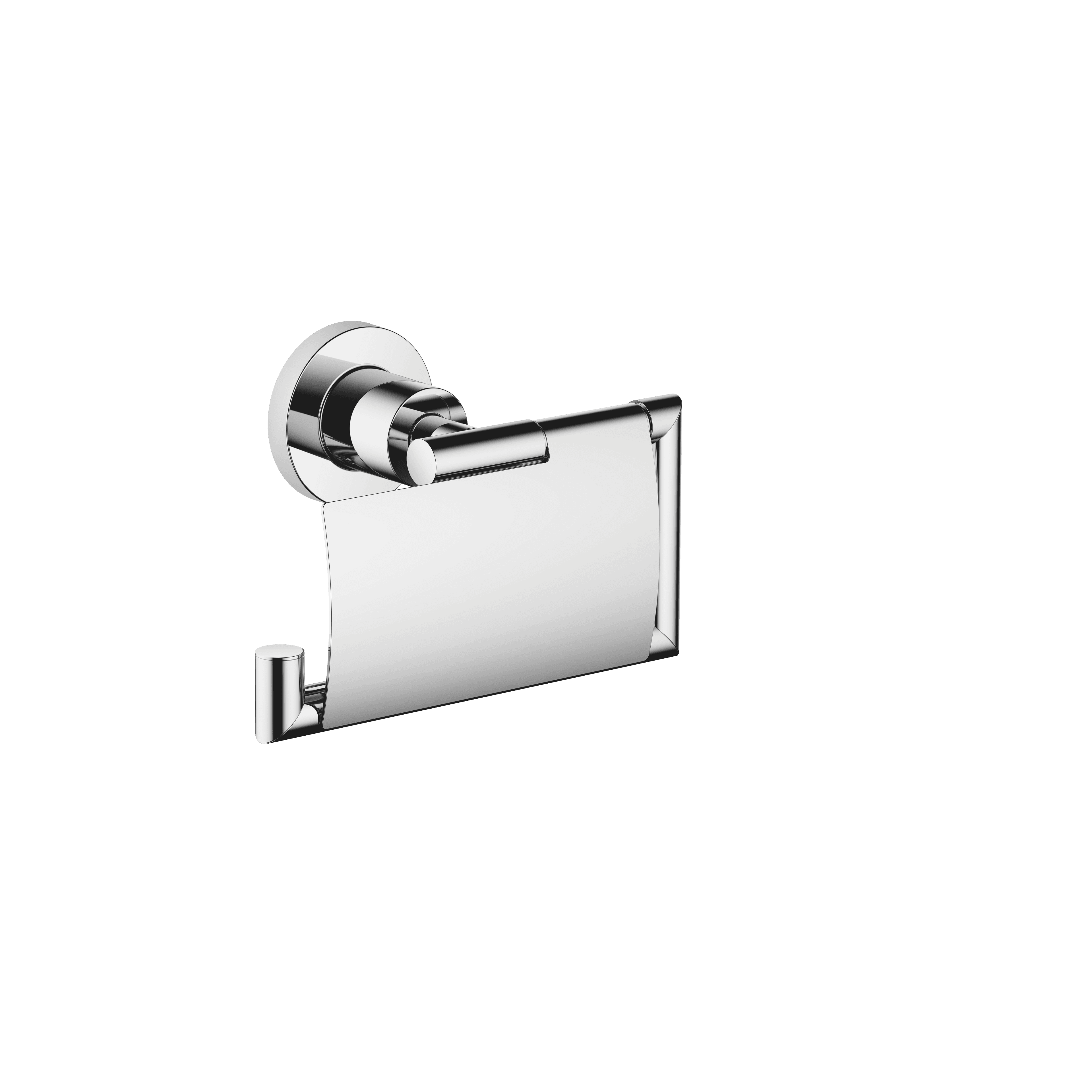 TARA Tissue holder with cover in Chrome