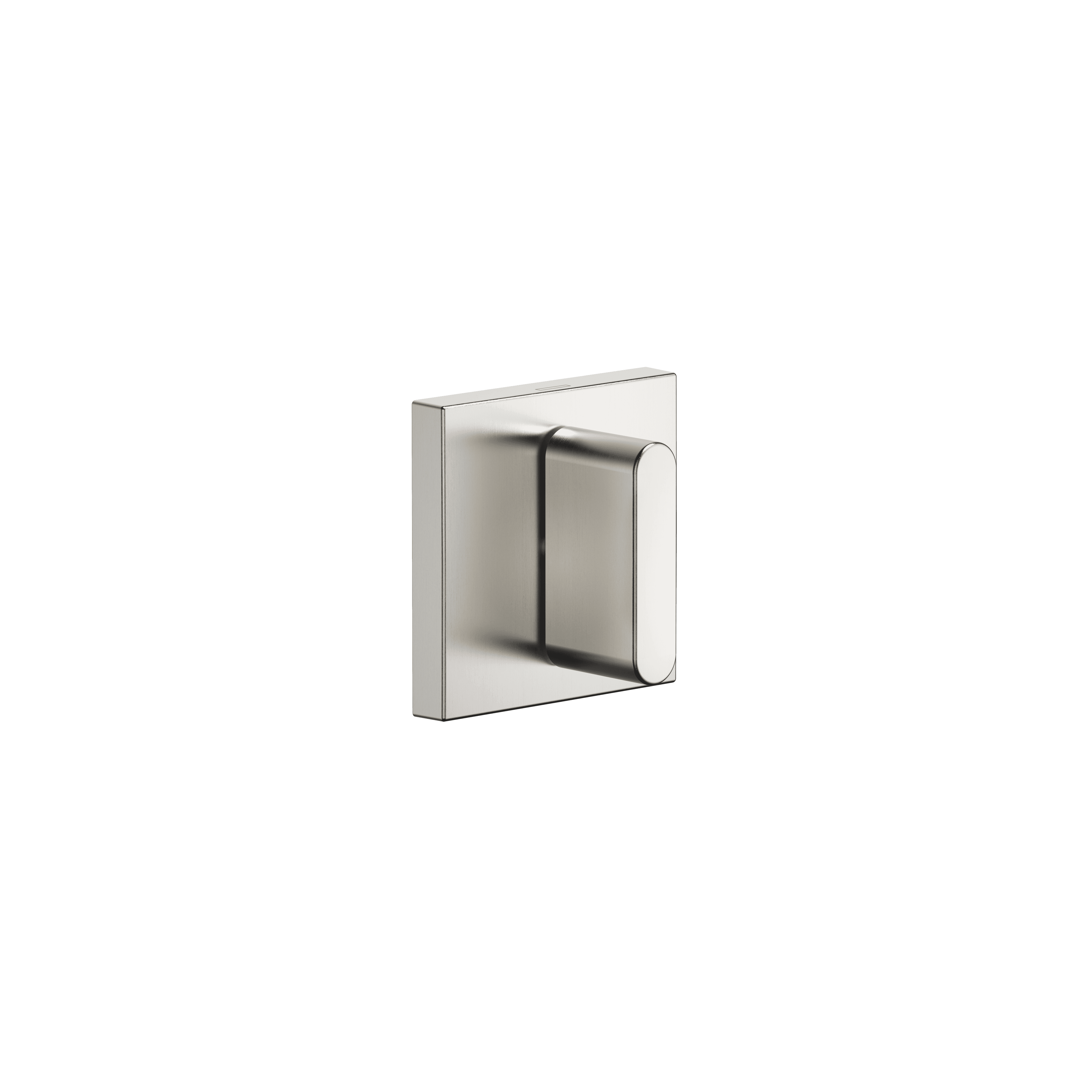 CL.1 Wall valve clockwise closing cold 1/2" in Brushed Platinum