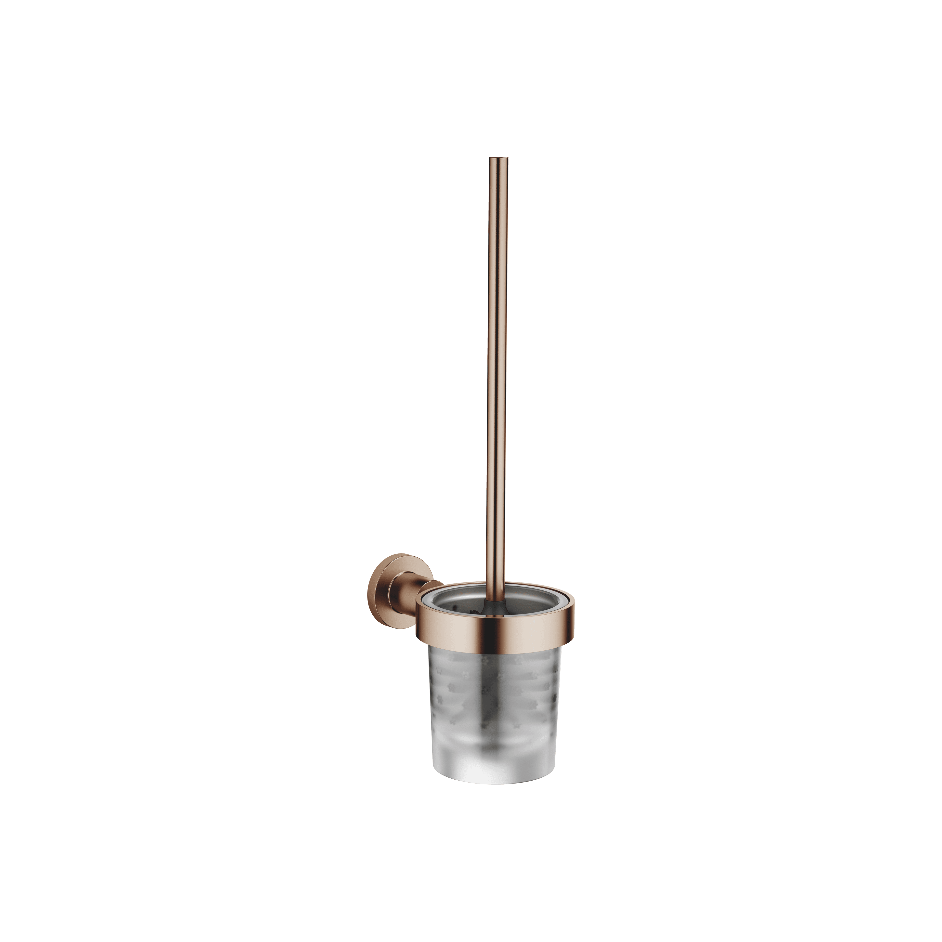 TARA Toilet brush set wall model in Brushed Bronze (PVD)