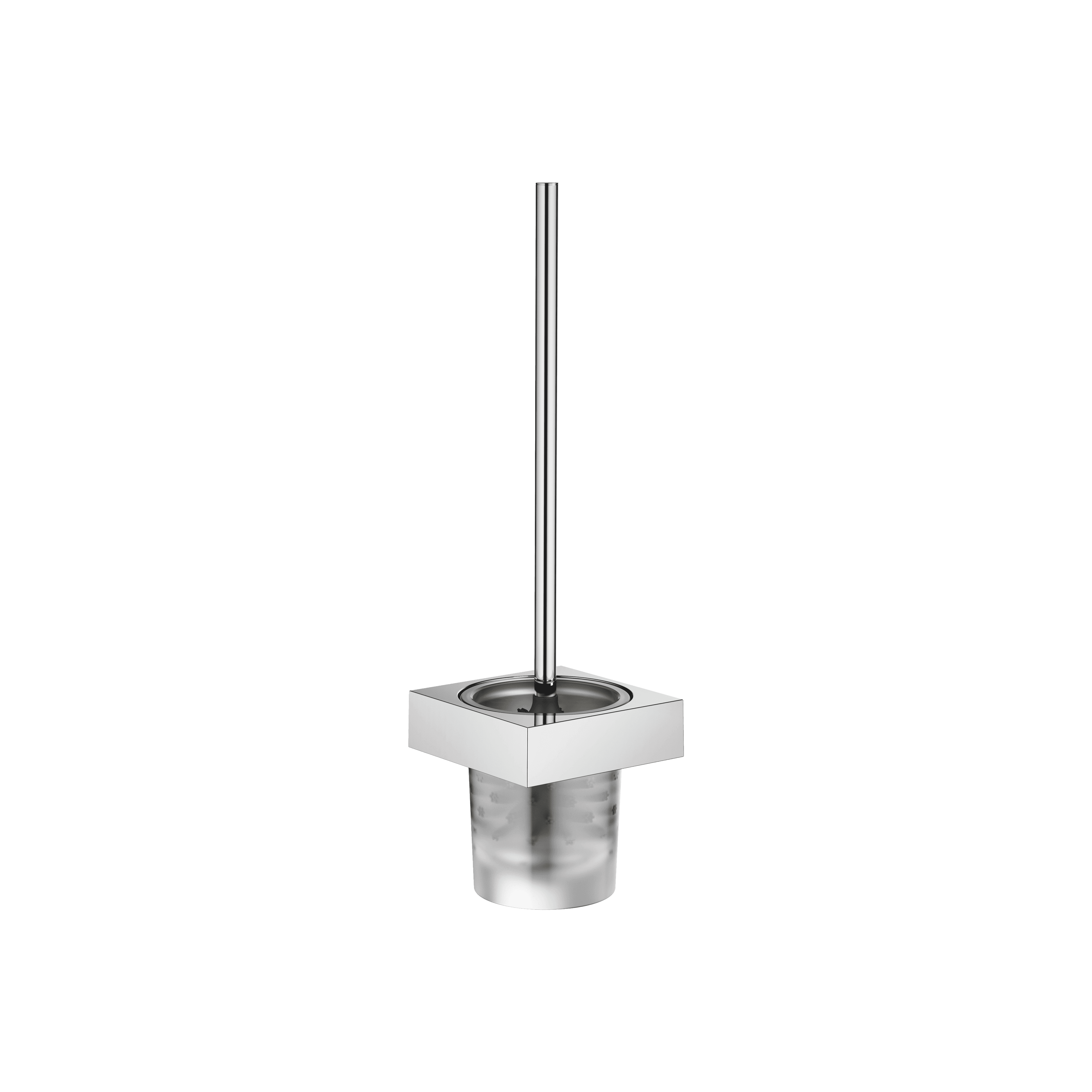 Toilet brush set wall model in Chrome