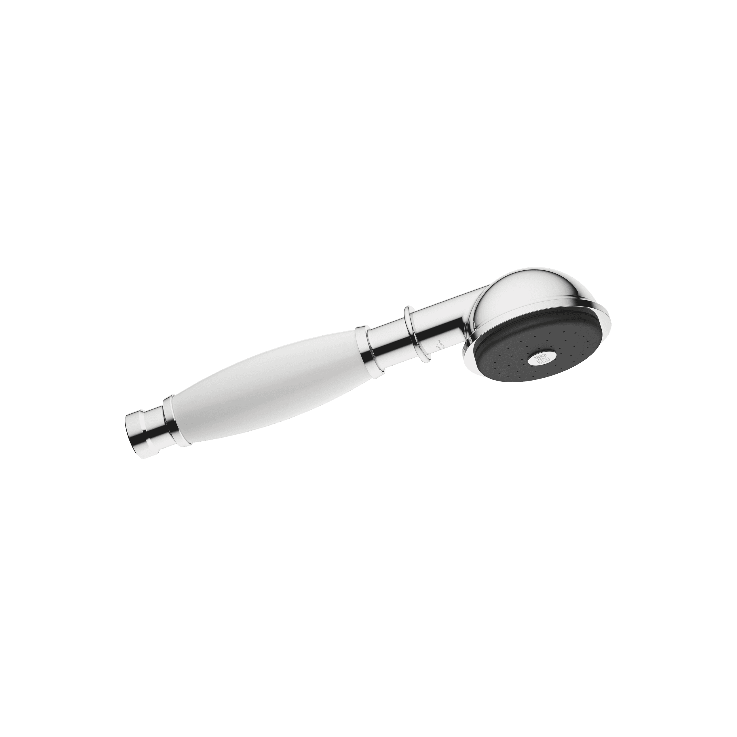 Dornbracht MADISON Metal hand shower with porcelain insert (white) FlowReduce