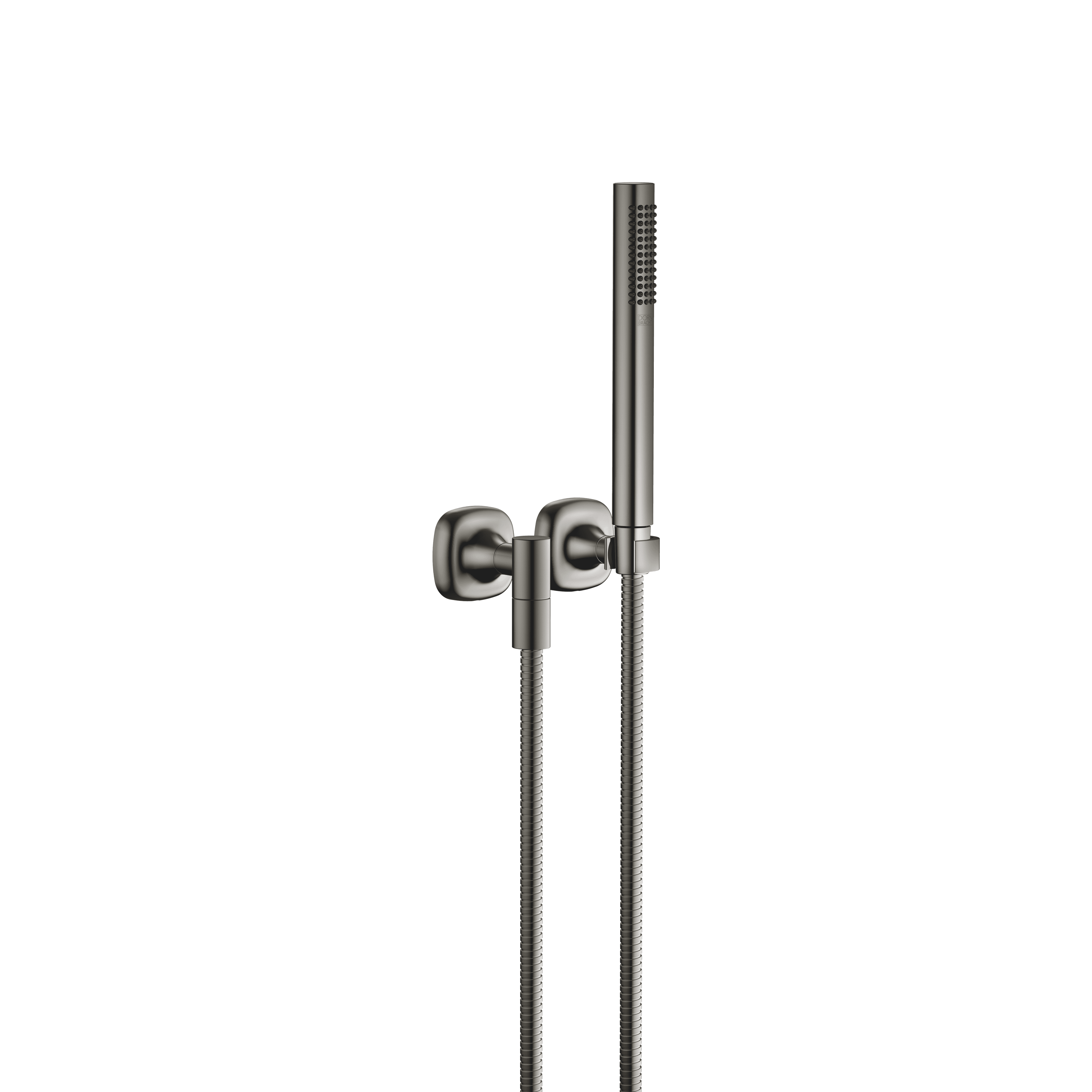 COYA Hand shower set with individual rosettes in Dark Chrome