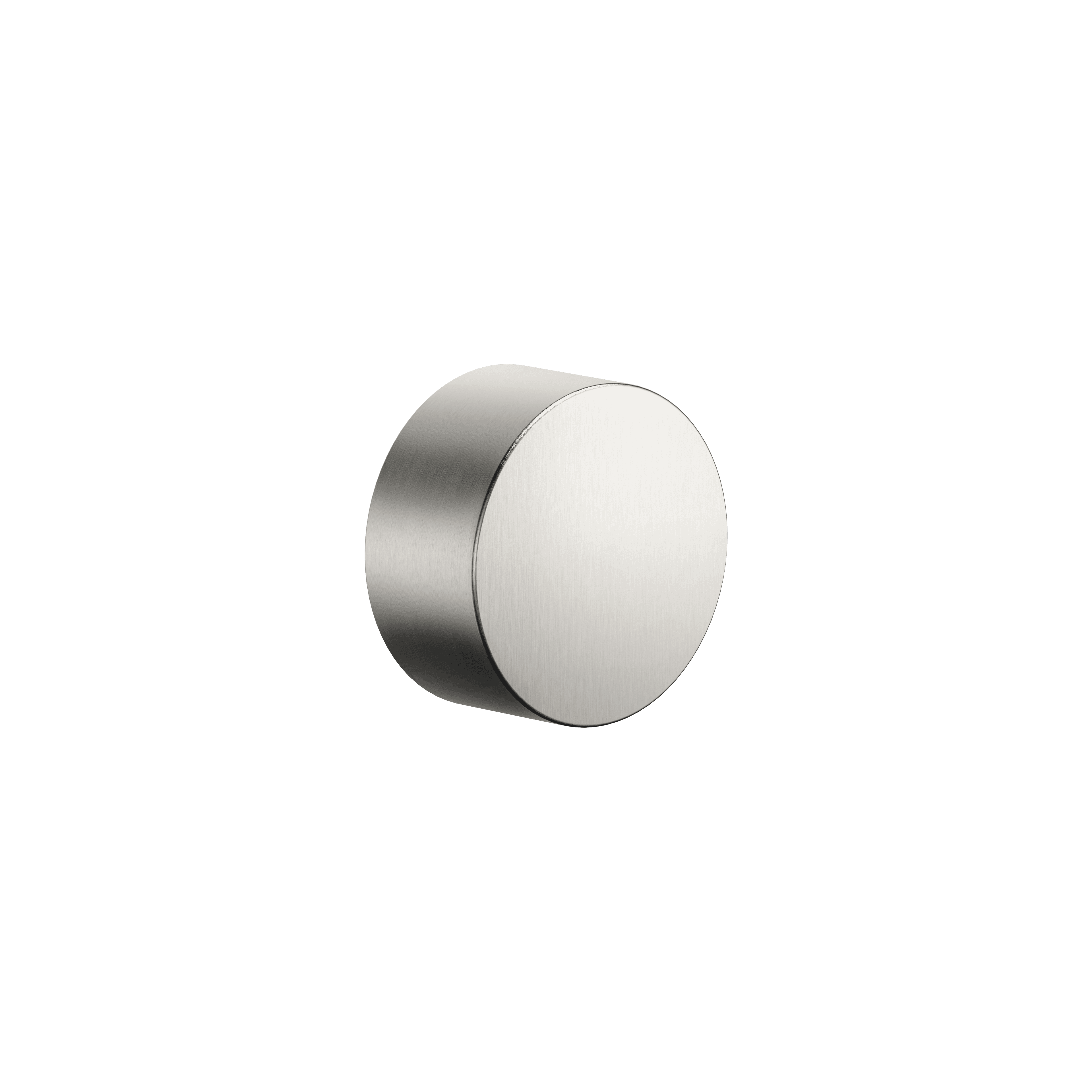Wall valve clockwise closing 3/4" in Brushed Platinum