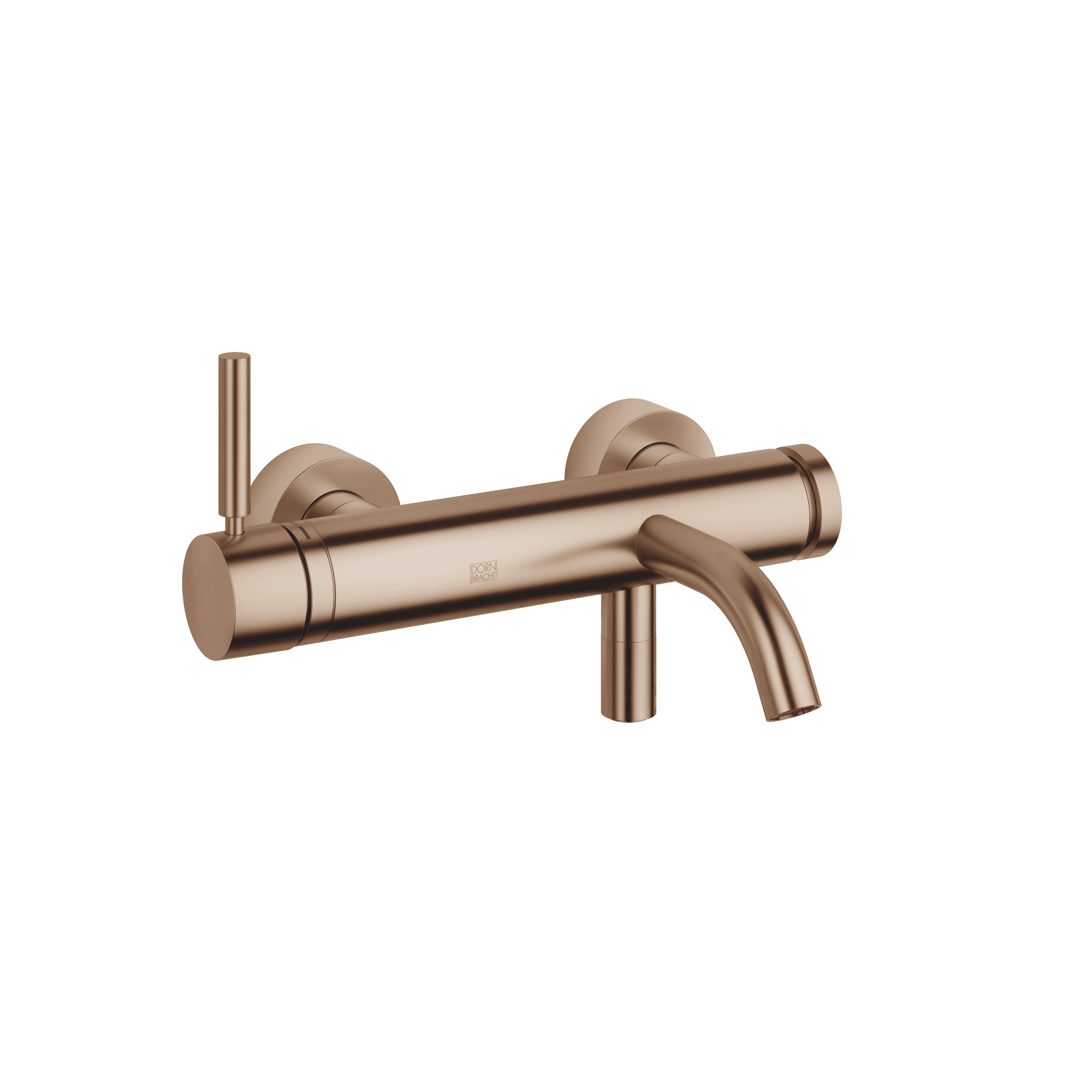 META Single-lever bath mixer for wall mounting without shower set in Brushed Bronze (PVD)