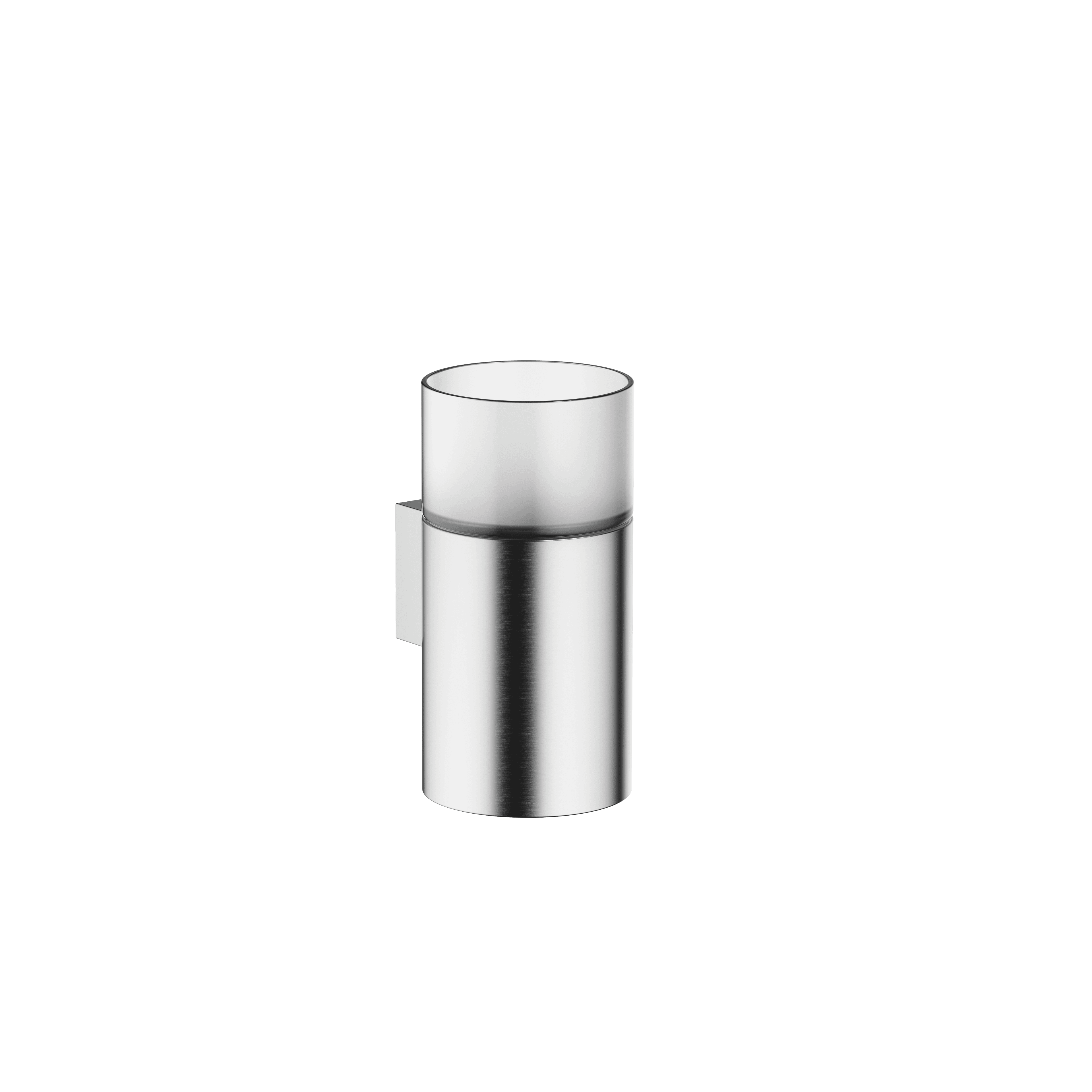 Tumbler holder wall model in Brushed Chrome