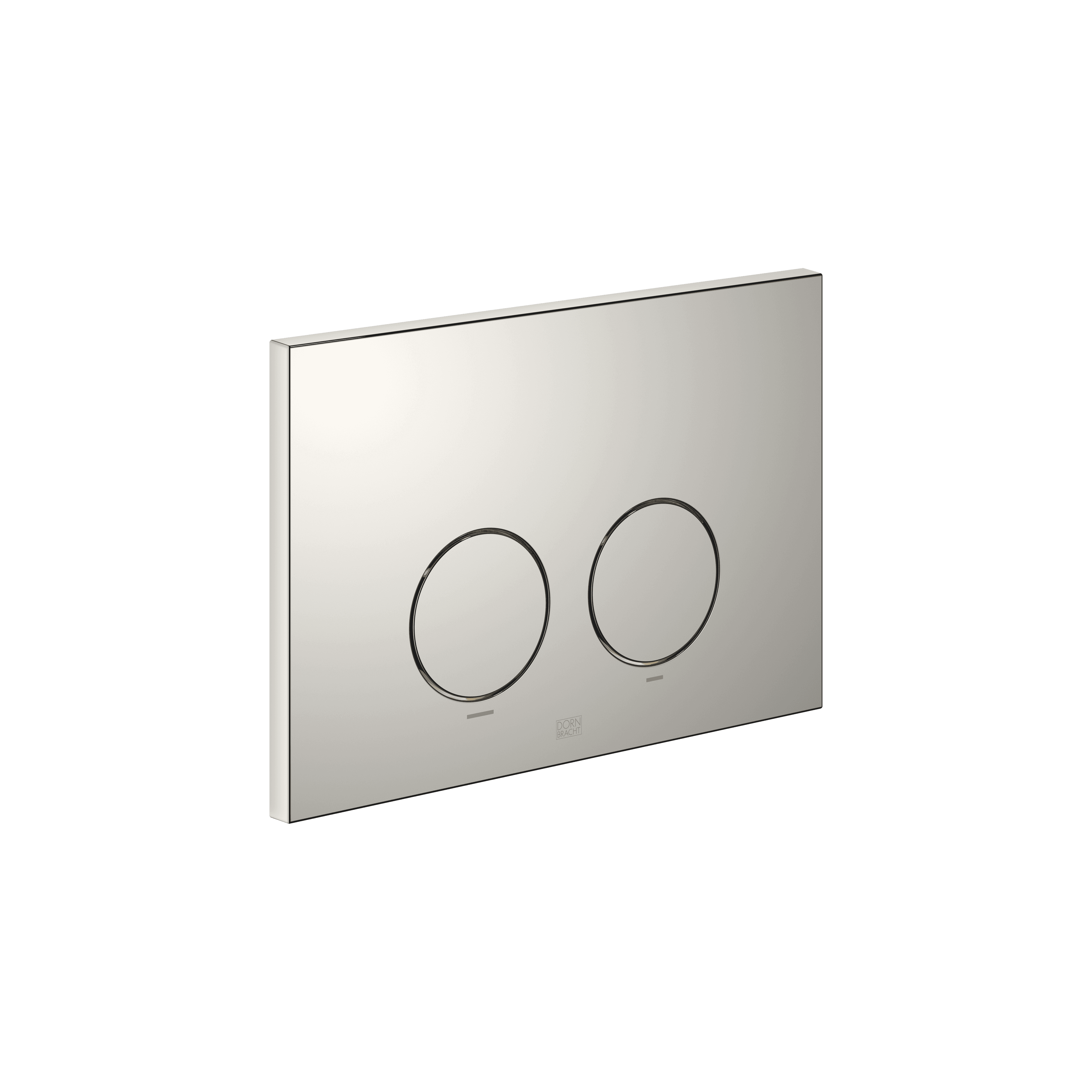 Flush plate for concealed WC cisterns made by Geberit round in Platinum