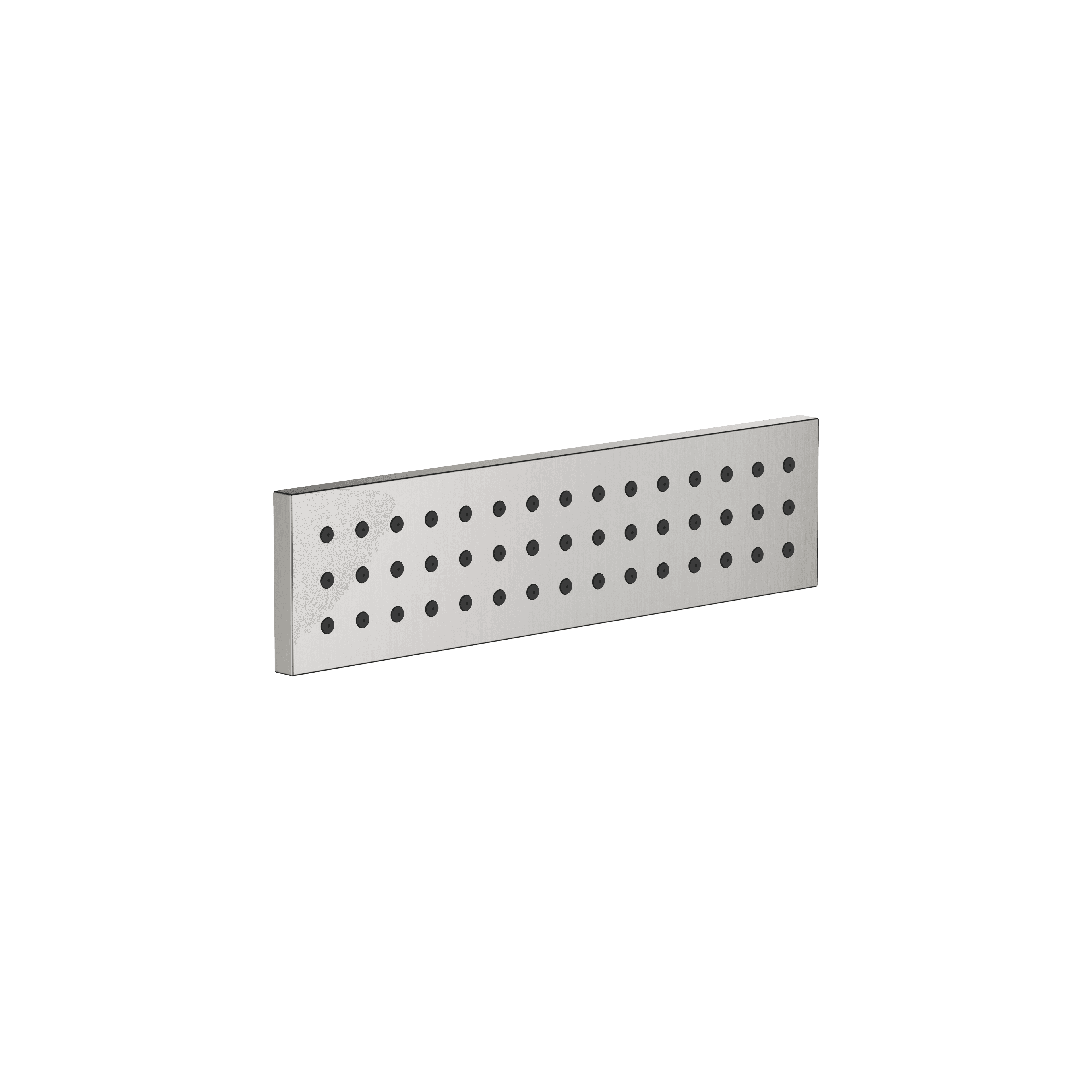 WATER BAR Concealed body spray in Brushed Platinum