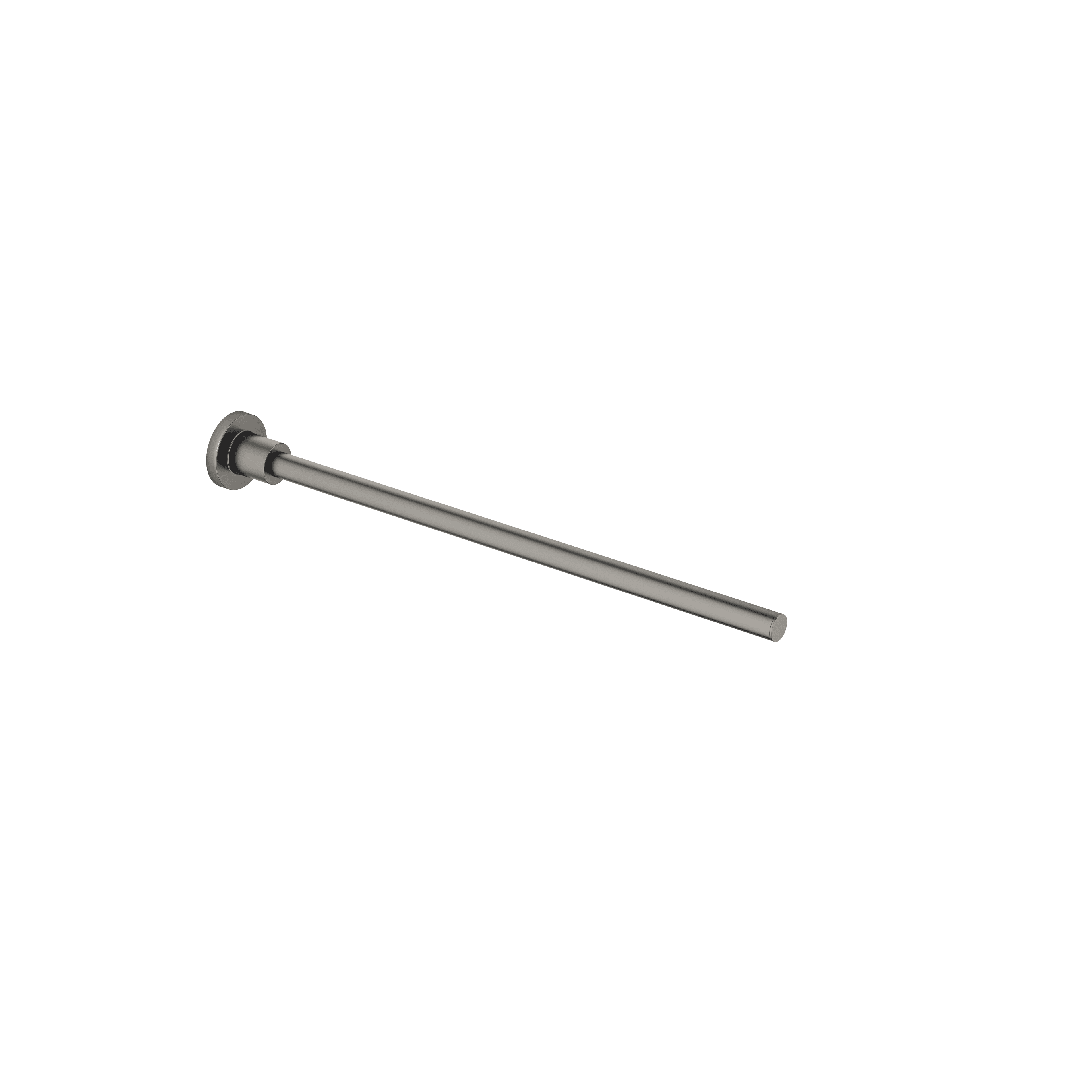 TARA Towel bar 1-piece non-swivel in Brushed Dark Platinum