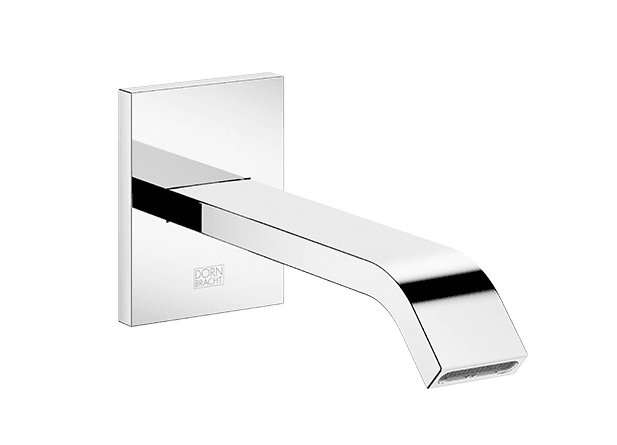 IMO Wall-mounted basin spout without pop-up waste in Brushed Gold (PVD)