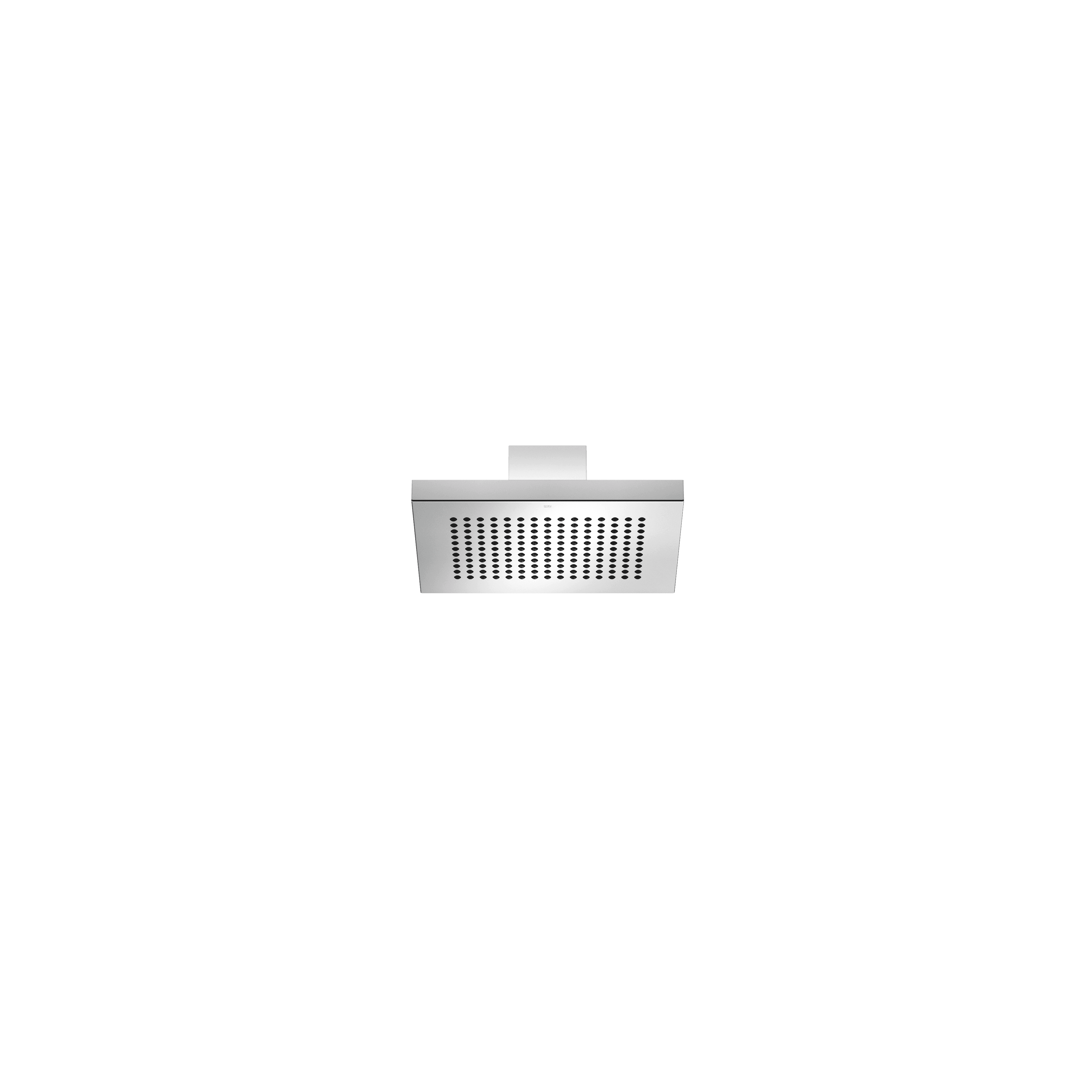 JUST RAIN Rain shower with ceiling fixing 400 x 320 mm in Stainless Steel