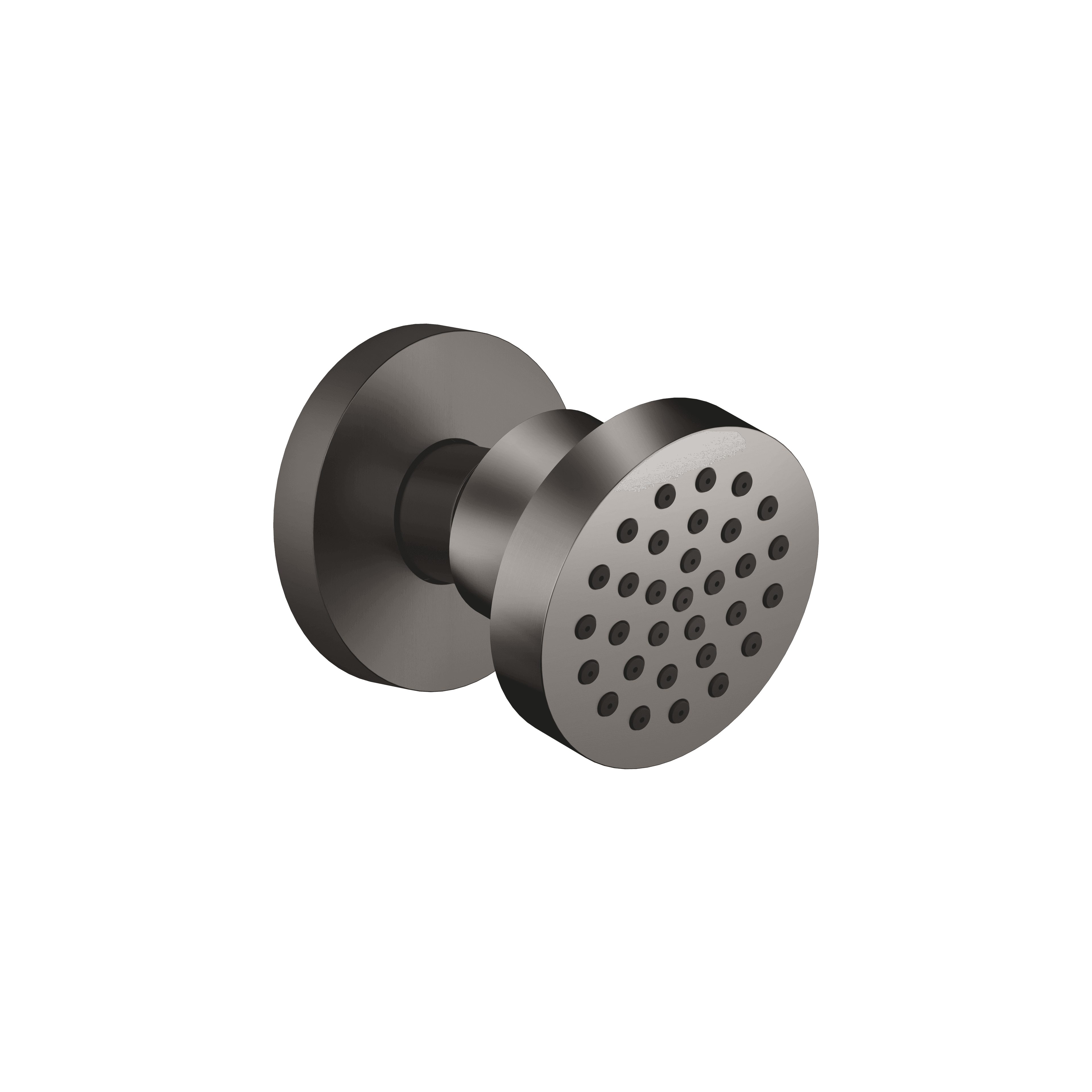 Body spray without volume control FlowReduce in Brushed Dark Platinum
