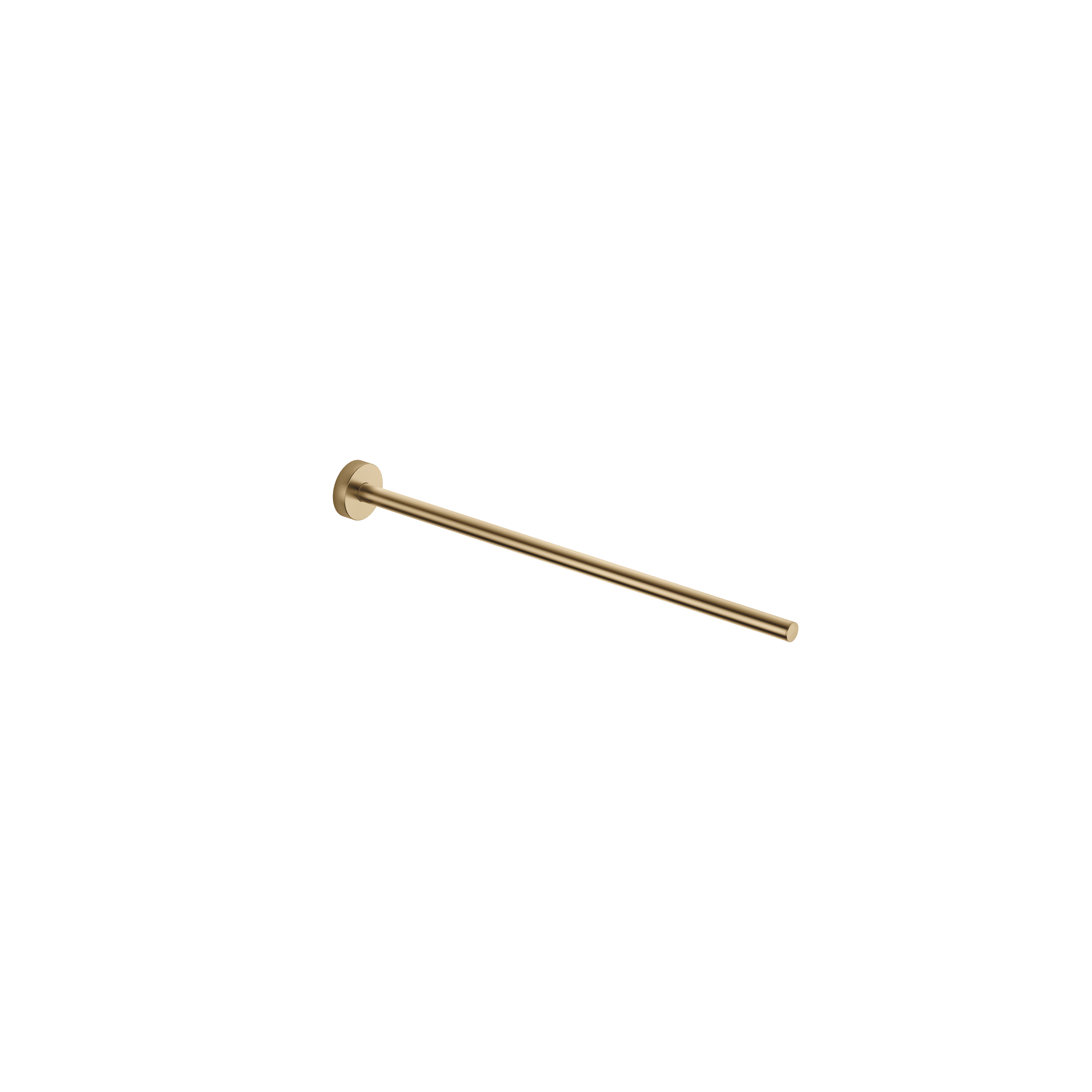 Towel bar 1-piece non-swivel in Brushed Dark Brass (PVD)