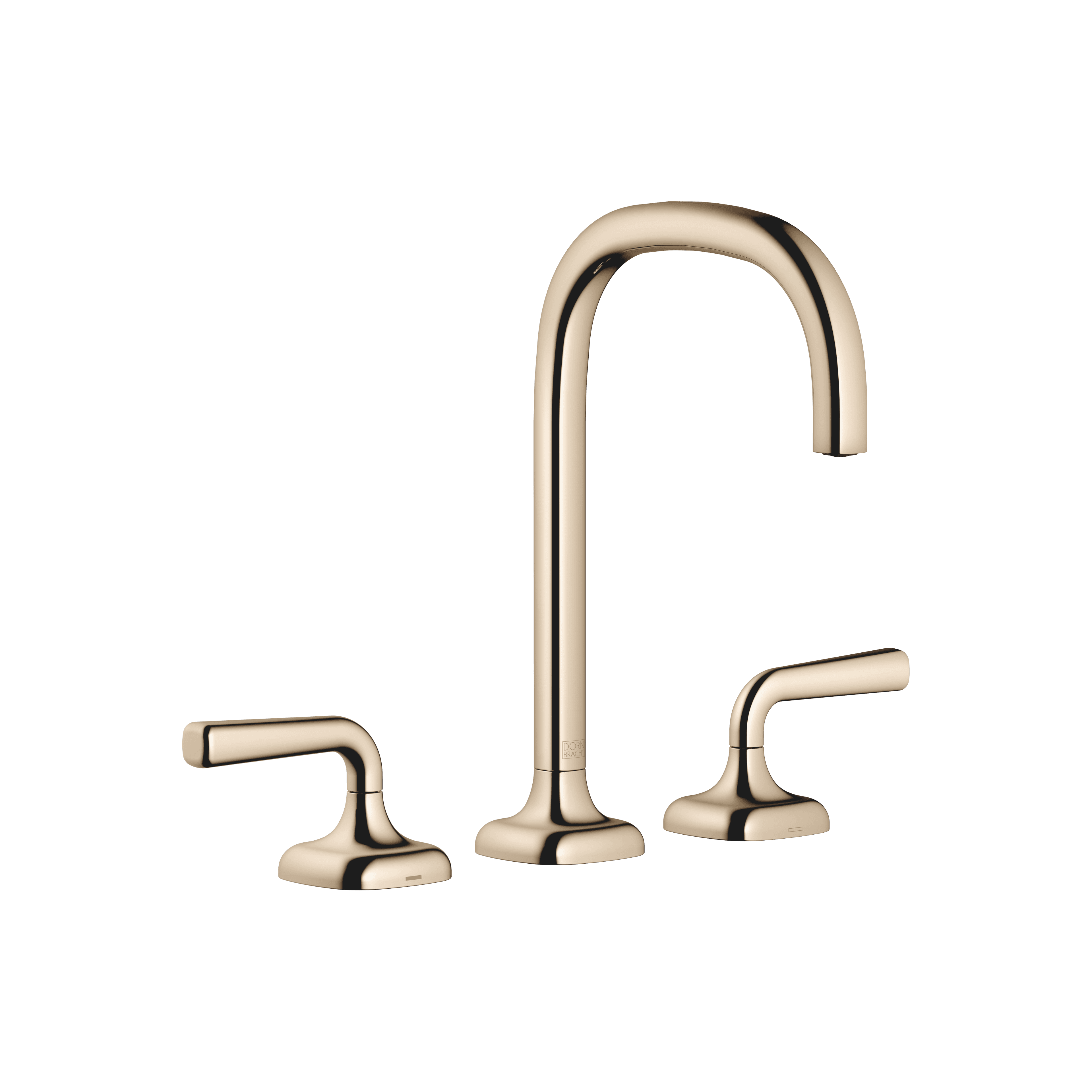 COYA Three-hole basin mixer with pop-up waste in Champagne (22kt Gold)