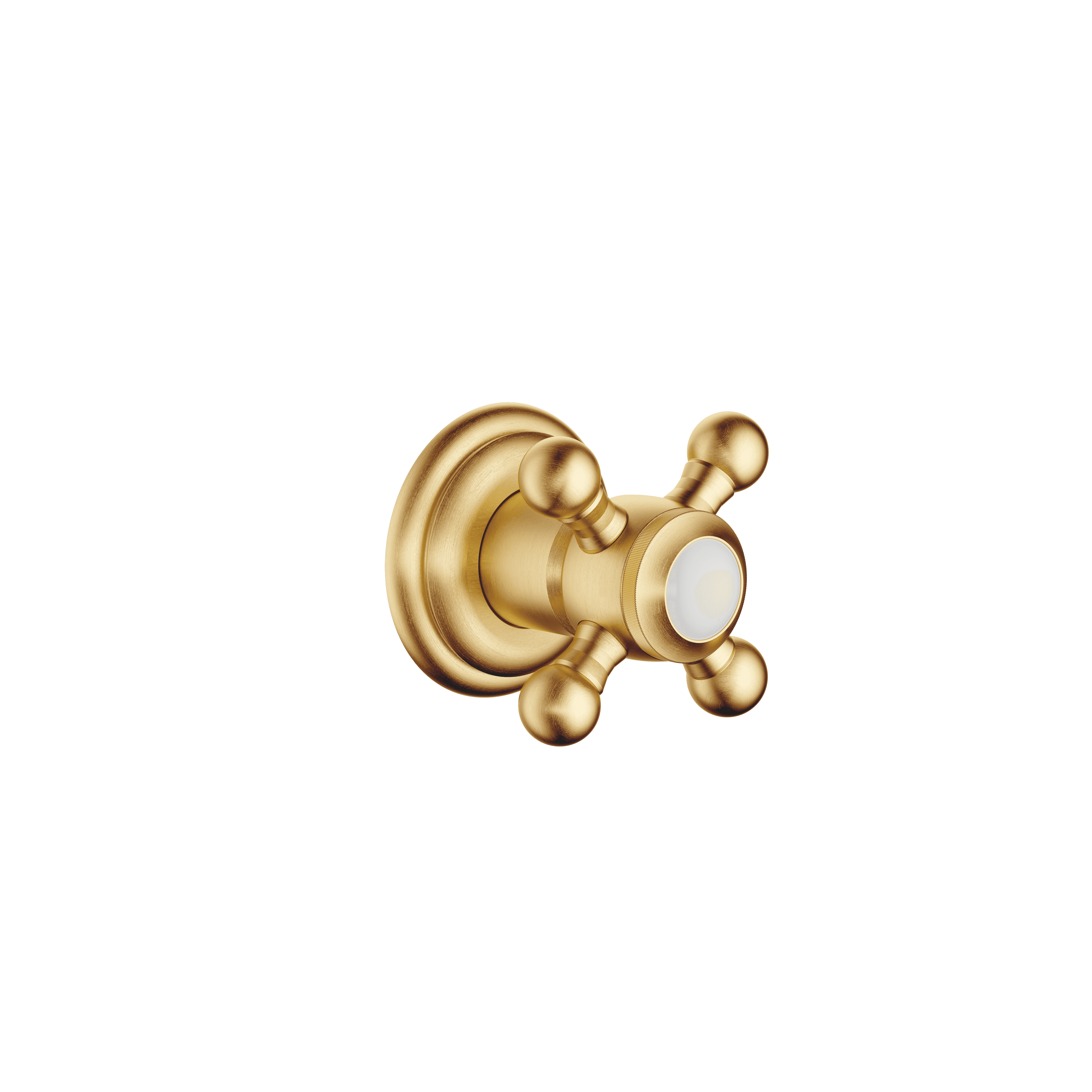 MADISON Wall valve clockwise closing 3/4" in Brushed Durabrass (23kt Gold)