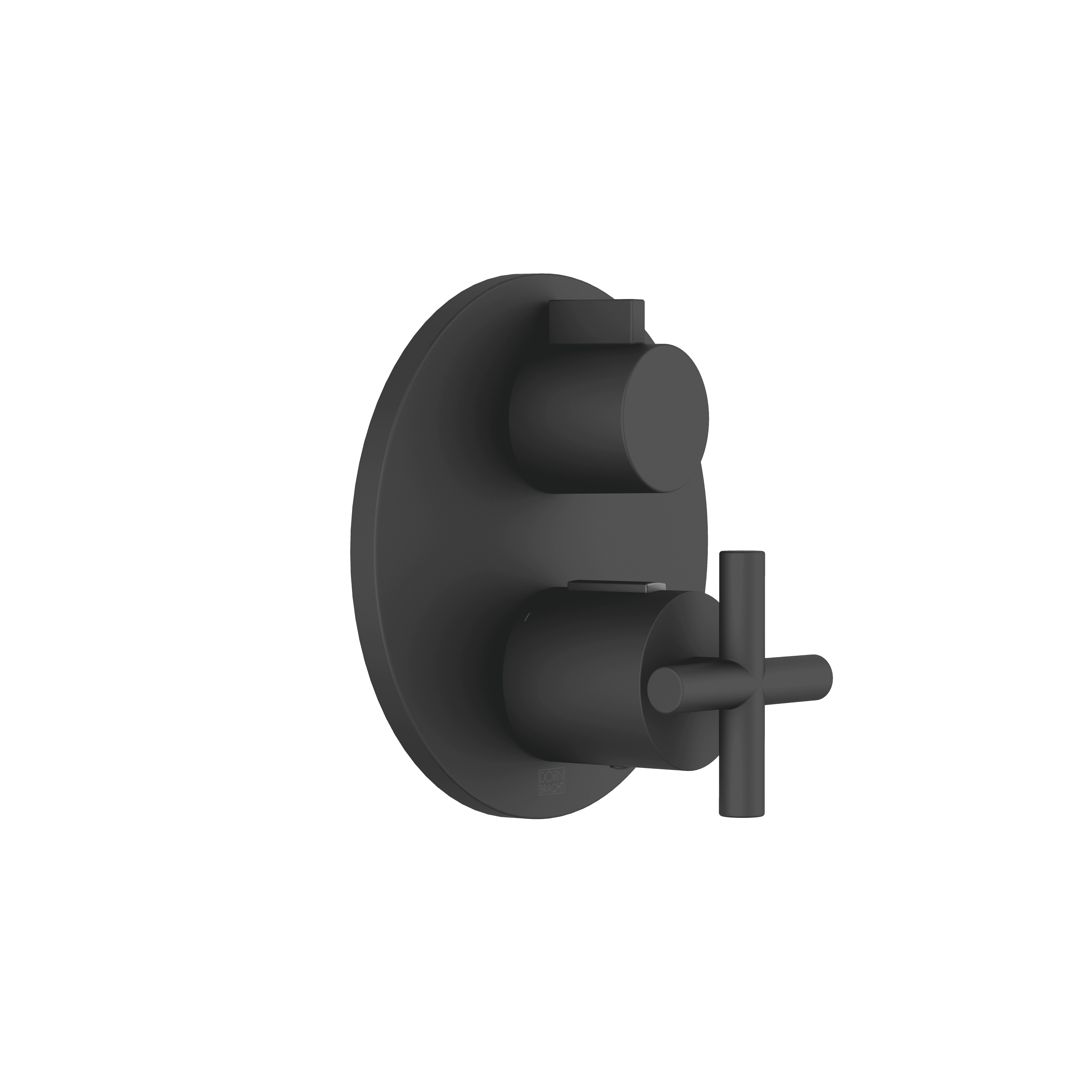 TARA Concealed thermostat with one function volume control in Matte Black