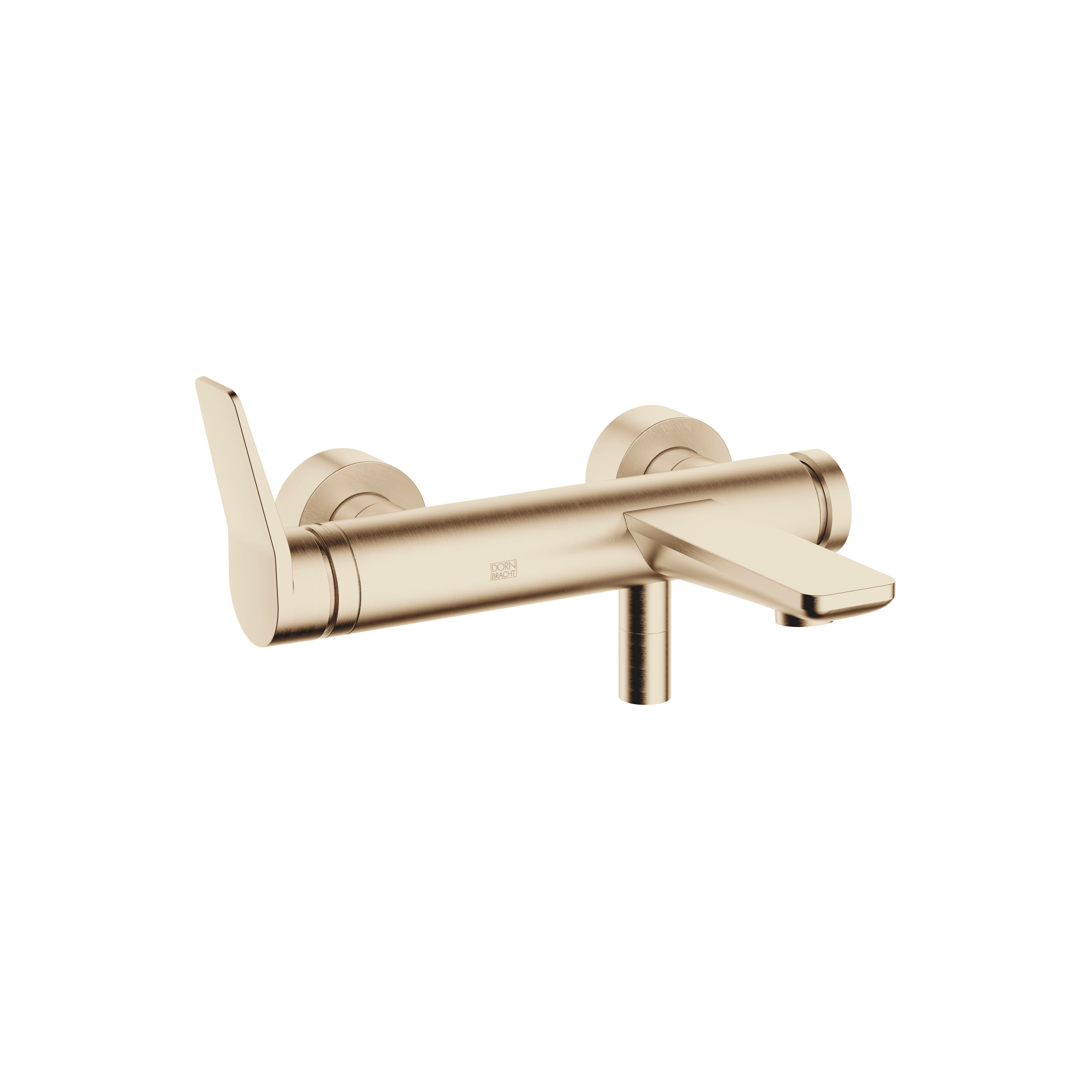 LISSÉ Single-lever bath mixer for wall mounting without shower set in Brushed Light Gold (PVD)