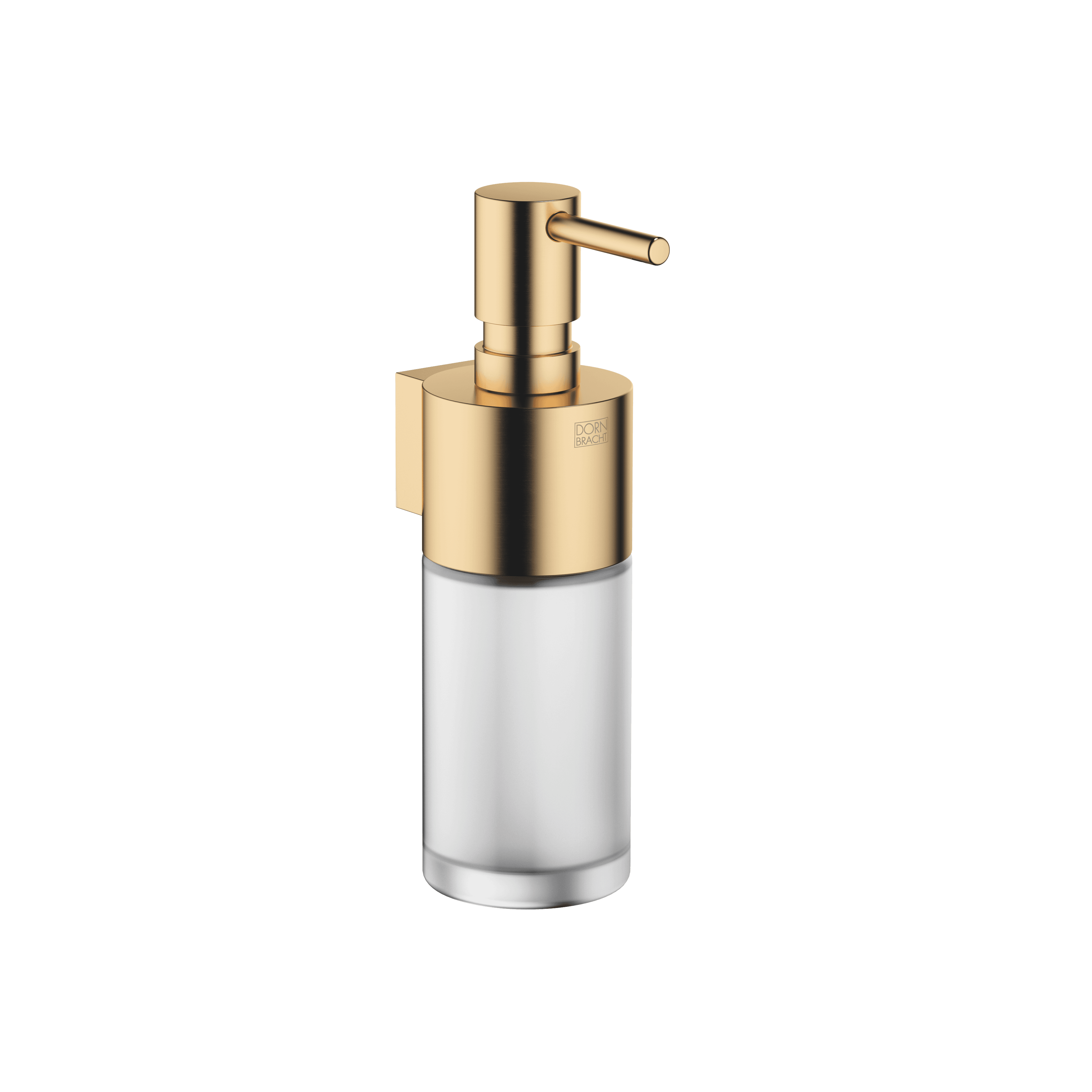 Dispenser wall model in Brushed Durabrass (23kt Gold)