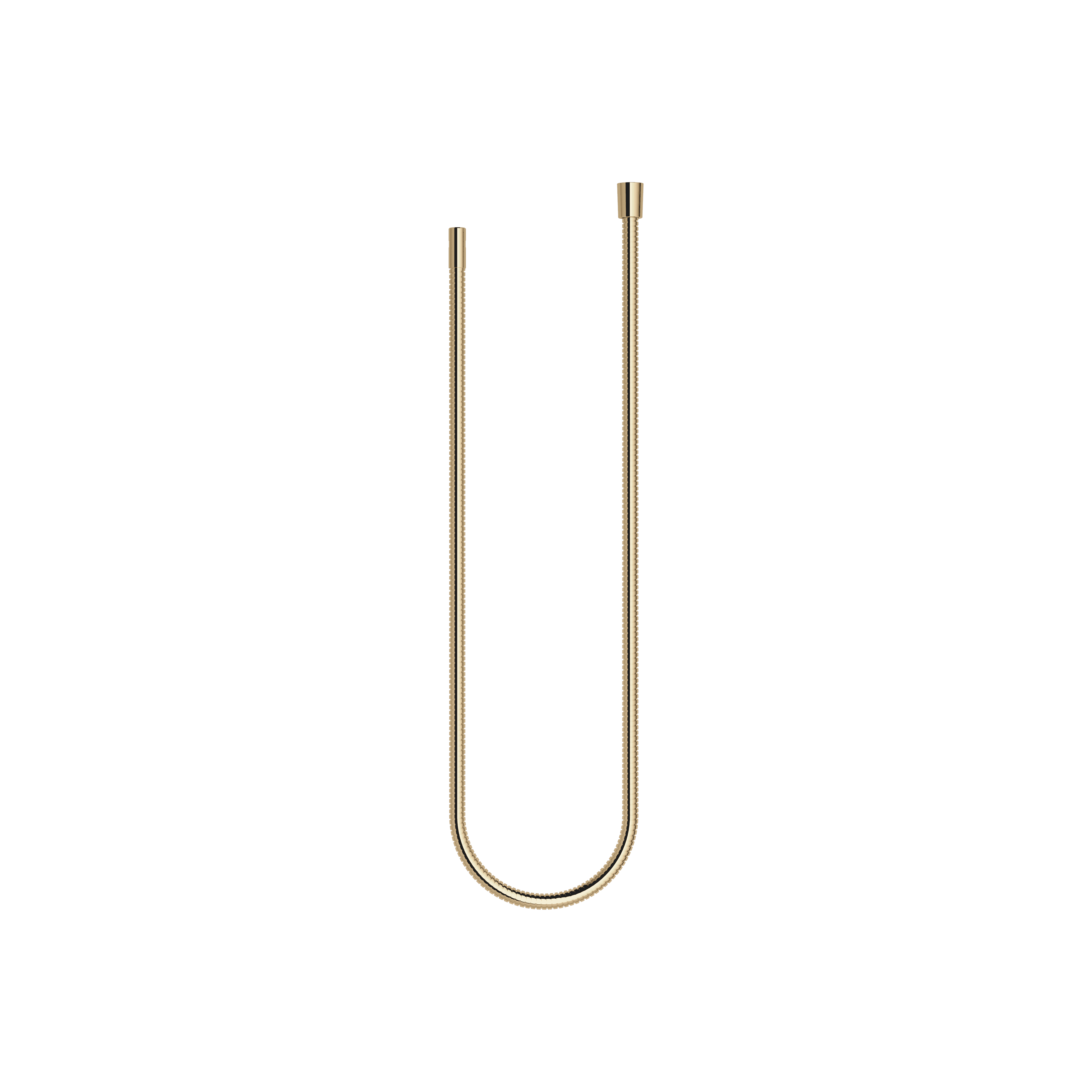 Metal shower hose 1/2" x 3/8" x 1500 mm in Durabrass (23kt Gold)