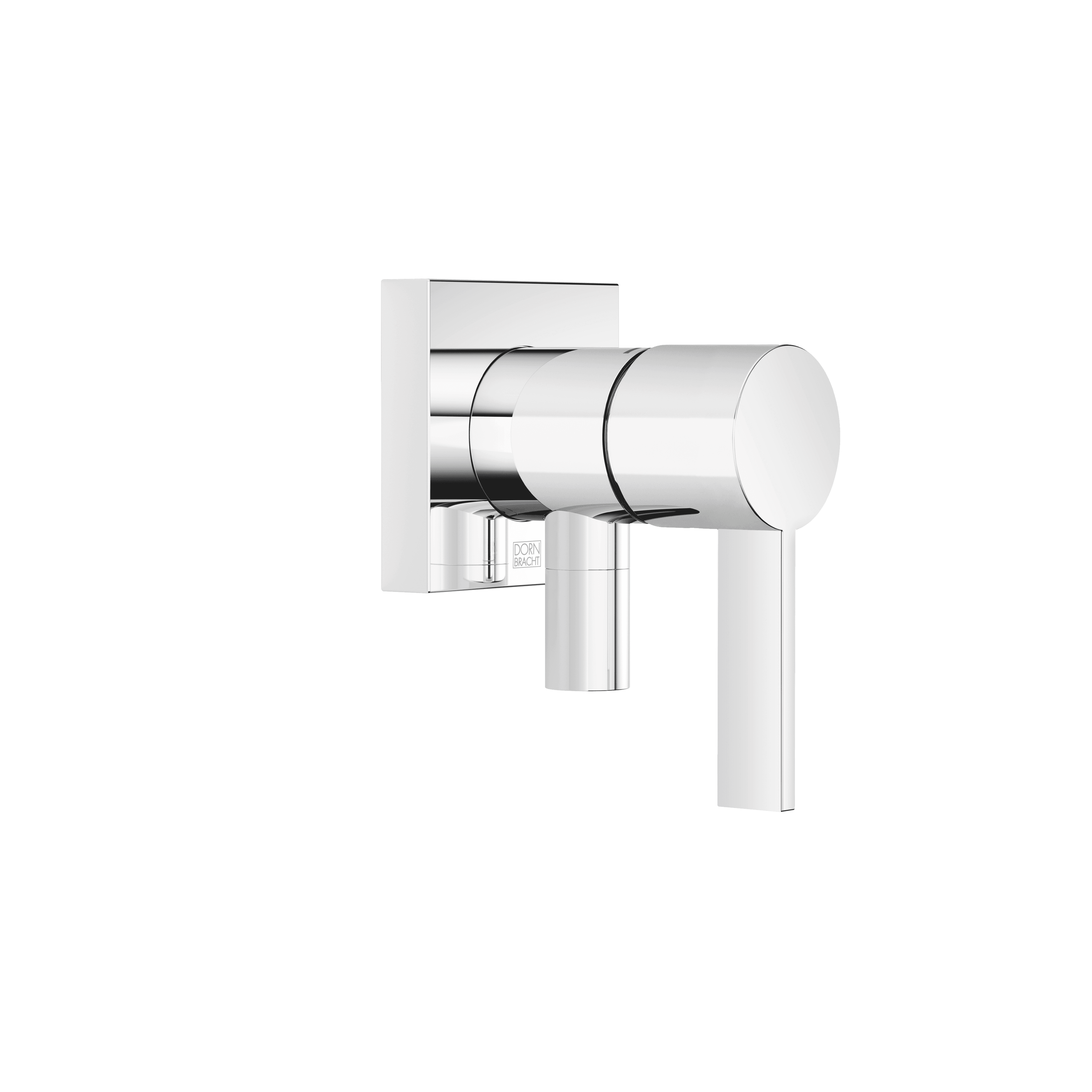 Concealed single-lever mixer with cover plate with integrated shower connection