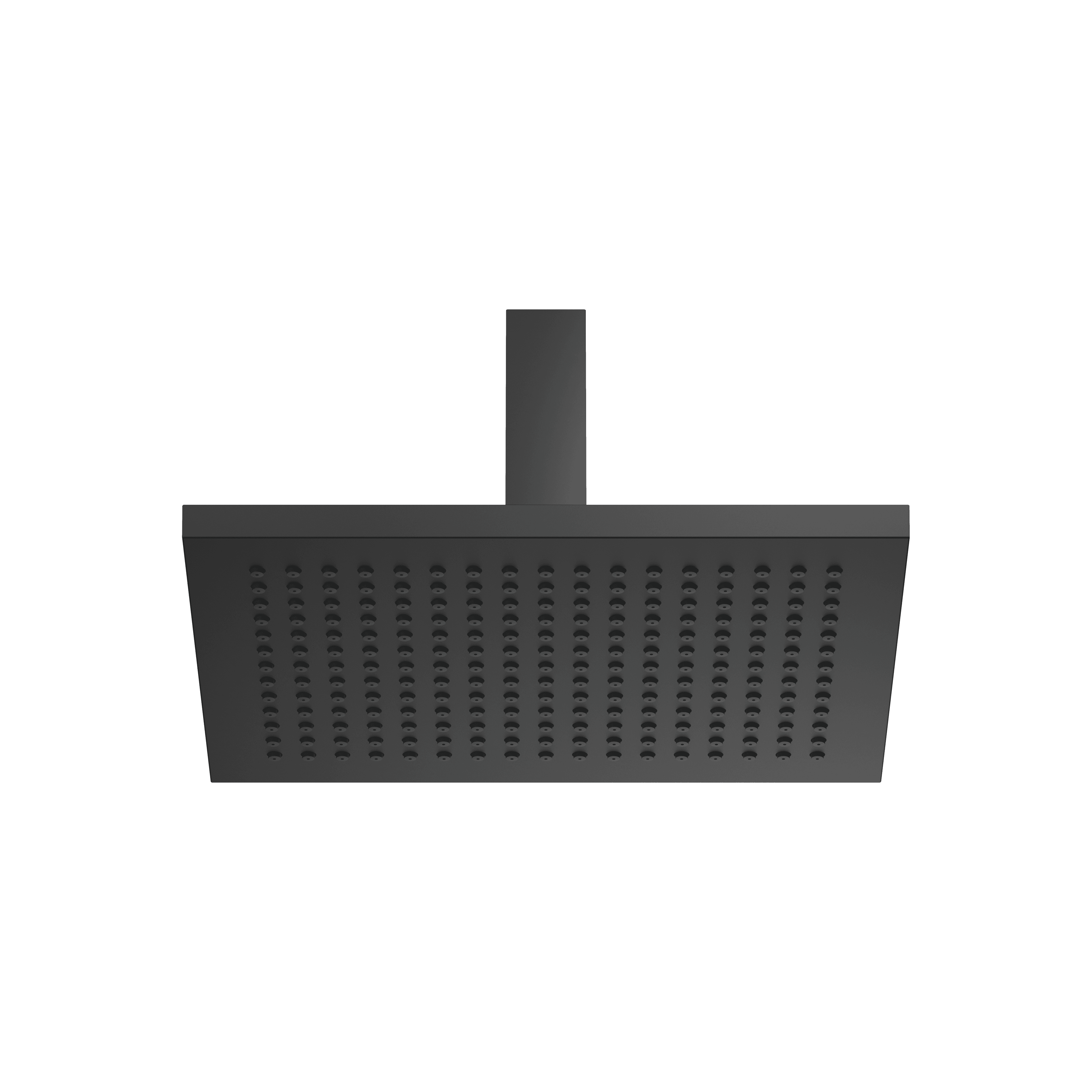 Rain shower with ceiling fixing FlowReduce 300 x 240 mm in Matte Black