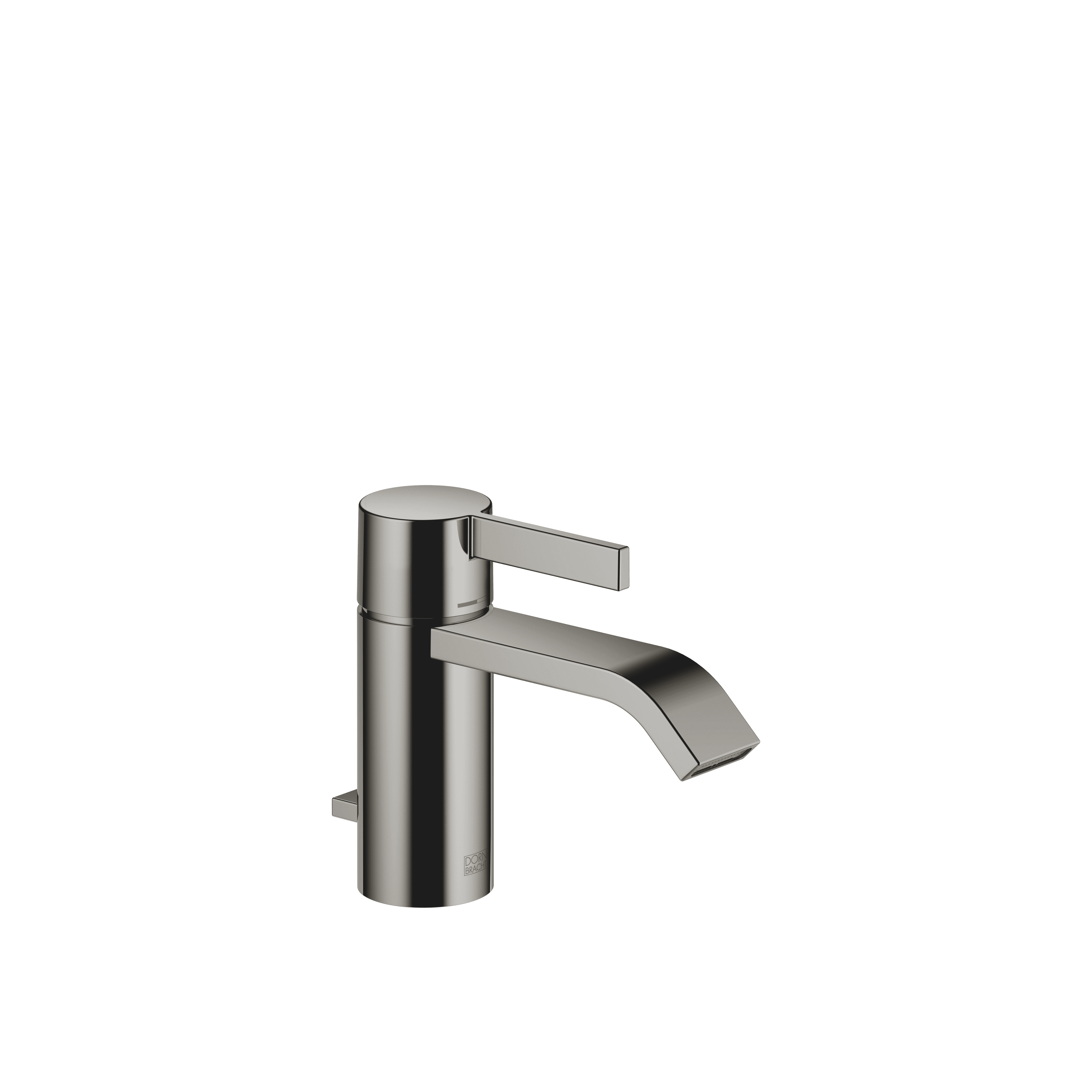 IMO Single-lever basin mixer with pop-up waste in Dark Chrome
