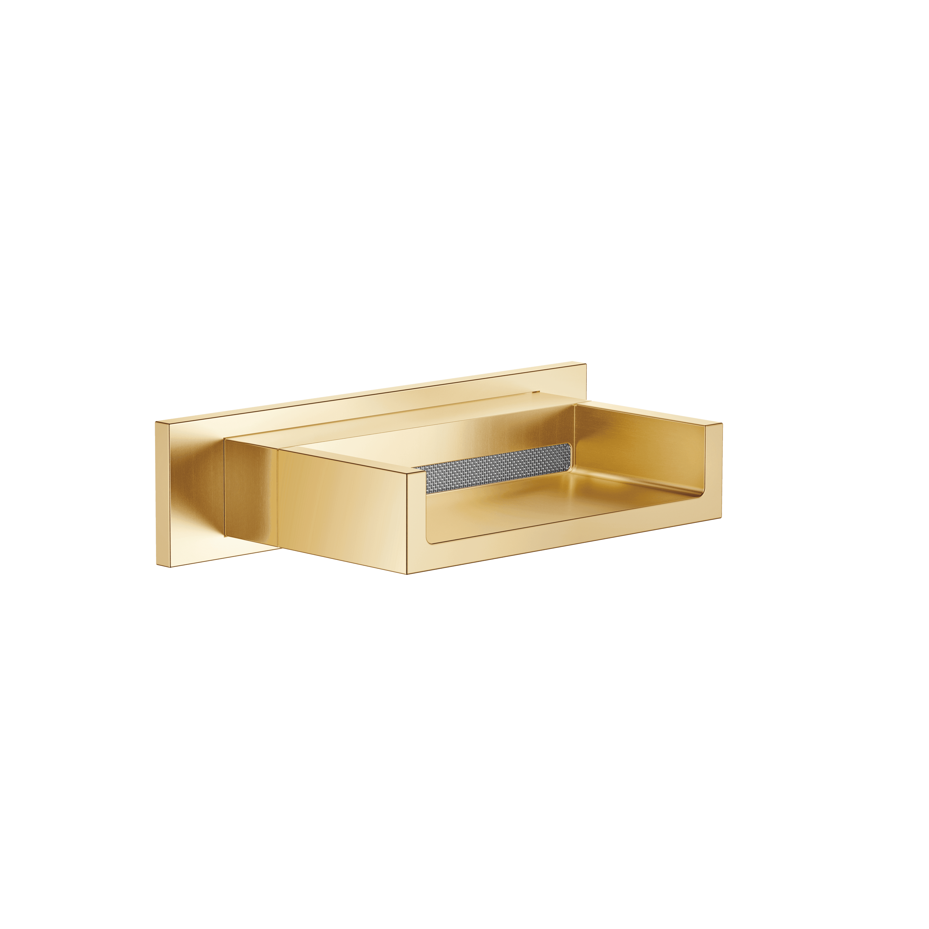 WATER FALL Cascade spout for wall mounting in Brushed Durabrass (23kt Gold)