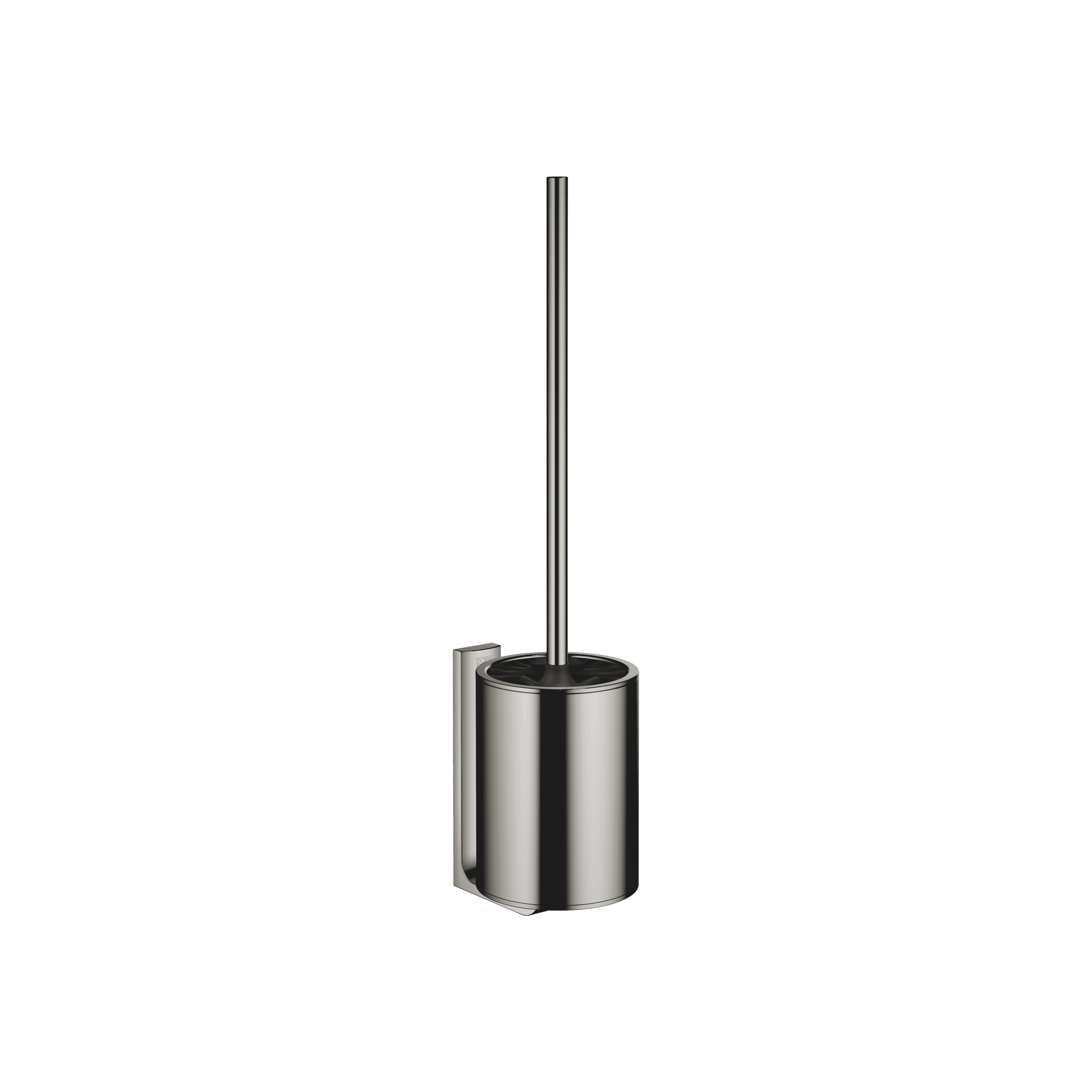 Toilet brush set in Dark Chrome