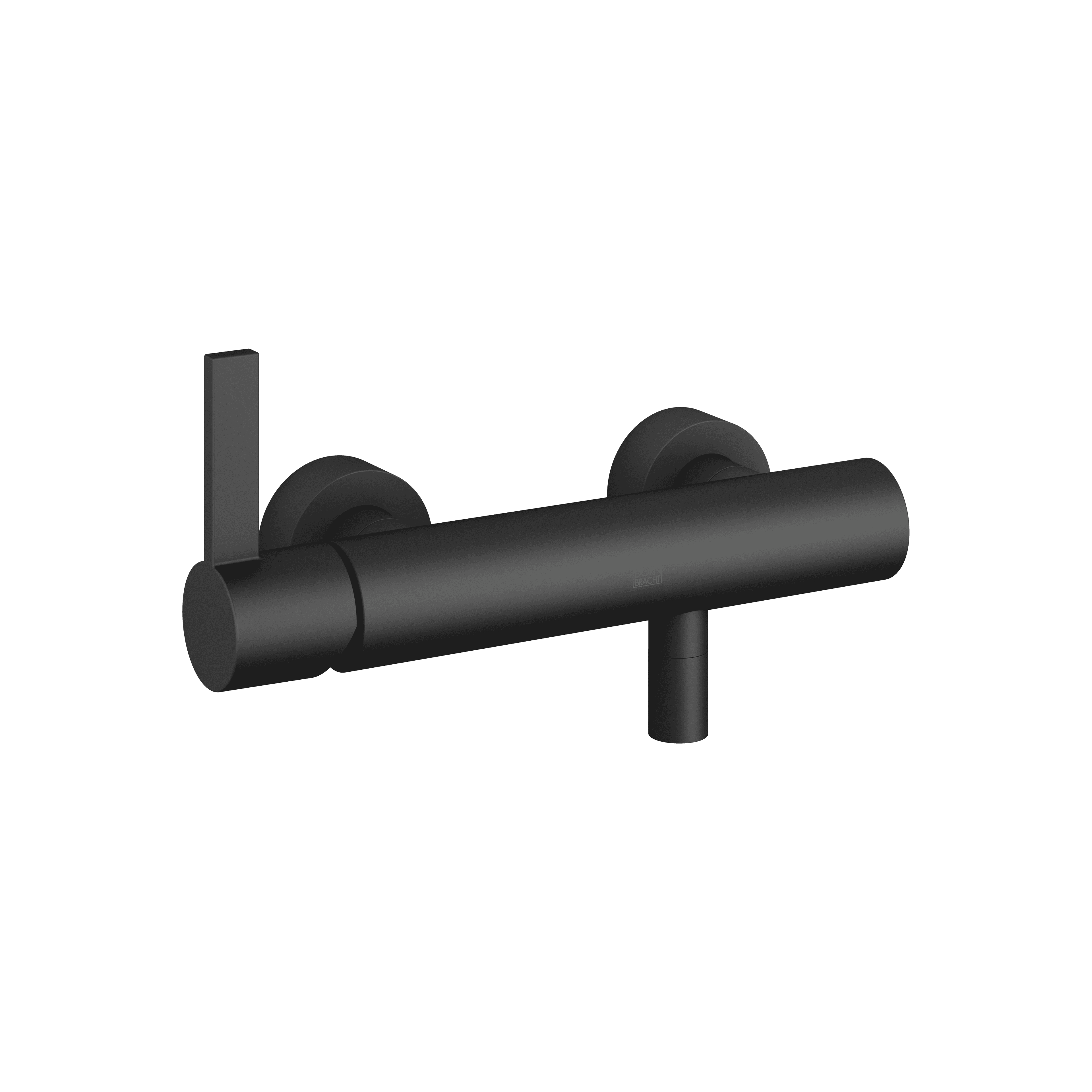 IMO Single-lever shower mixer for wall mounting in Matte Black