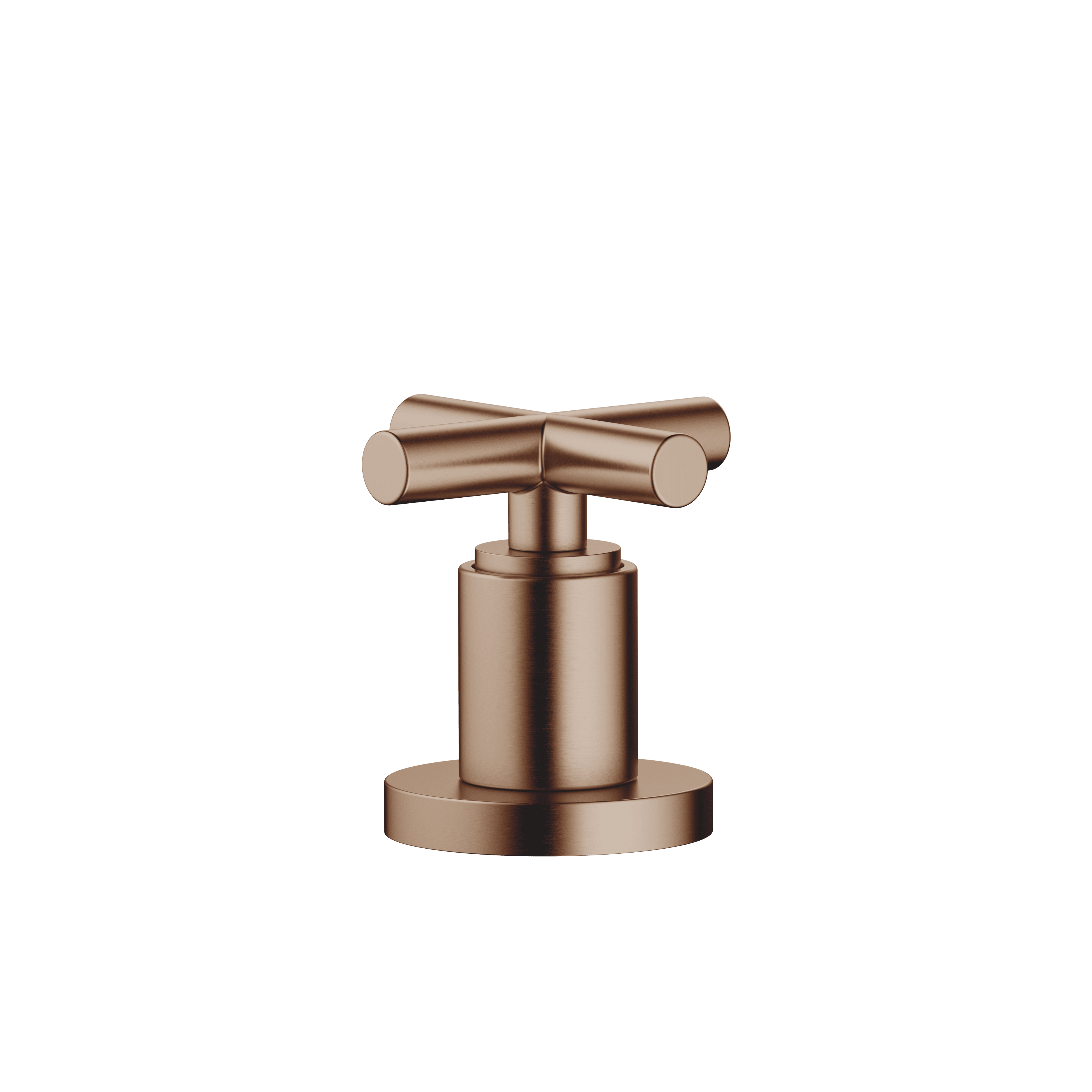 TARA Deck valve clockwise closing cold or hot in Brushed Bronze (PVD)