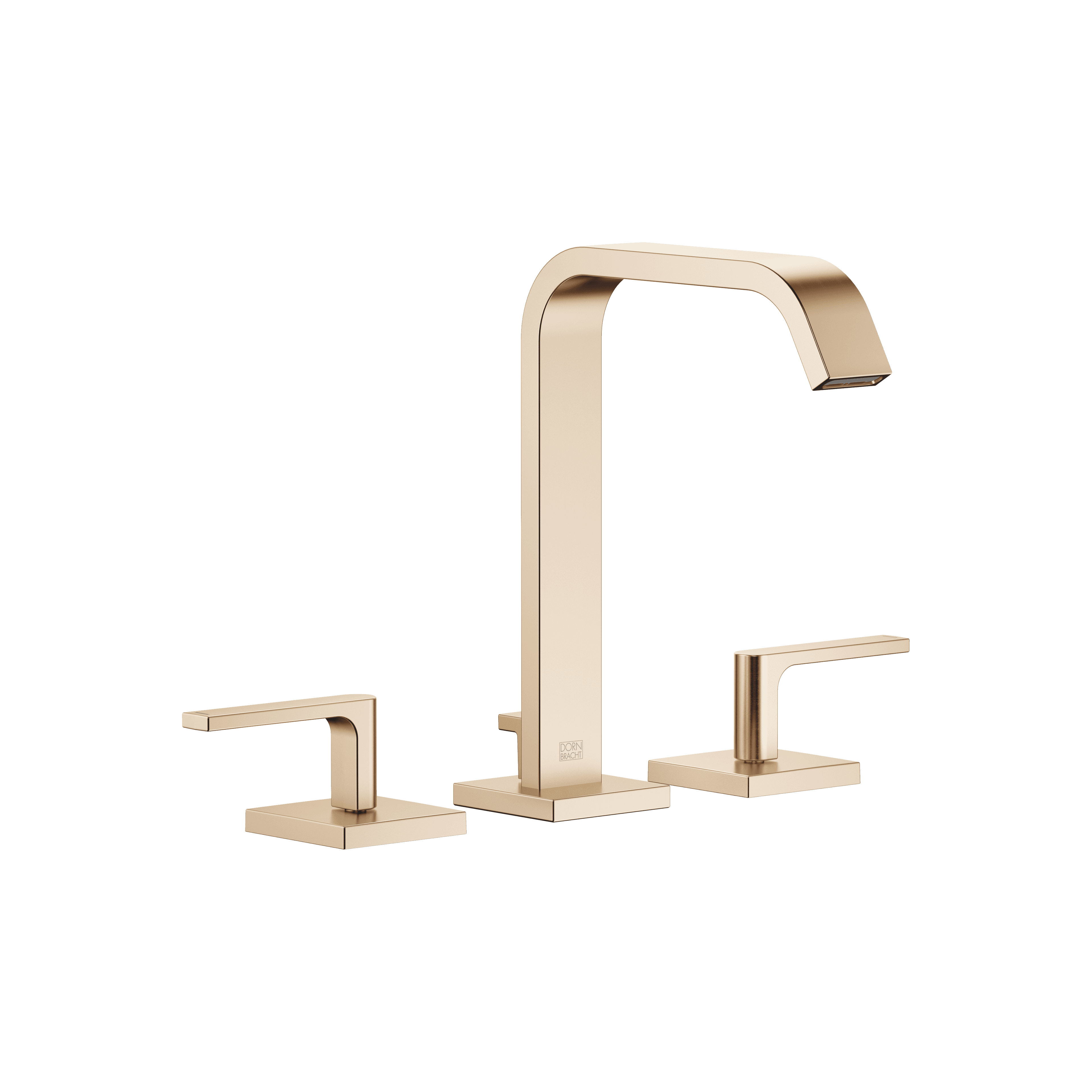 IMO Three-hole basin mixer with pop-up waste in Brushed Light Gold (PVD)