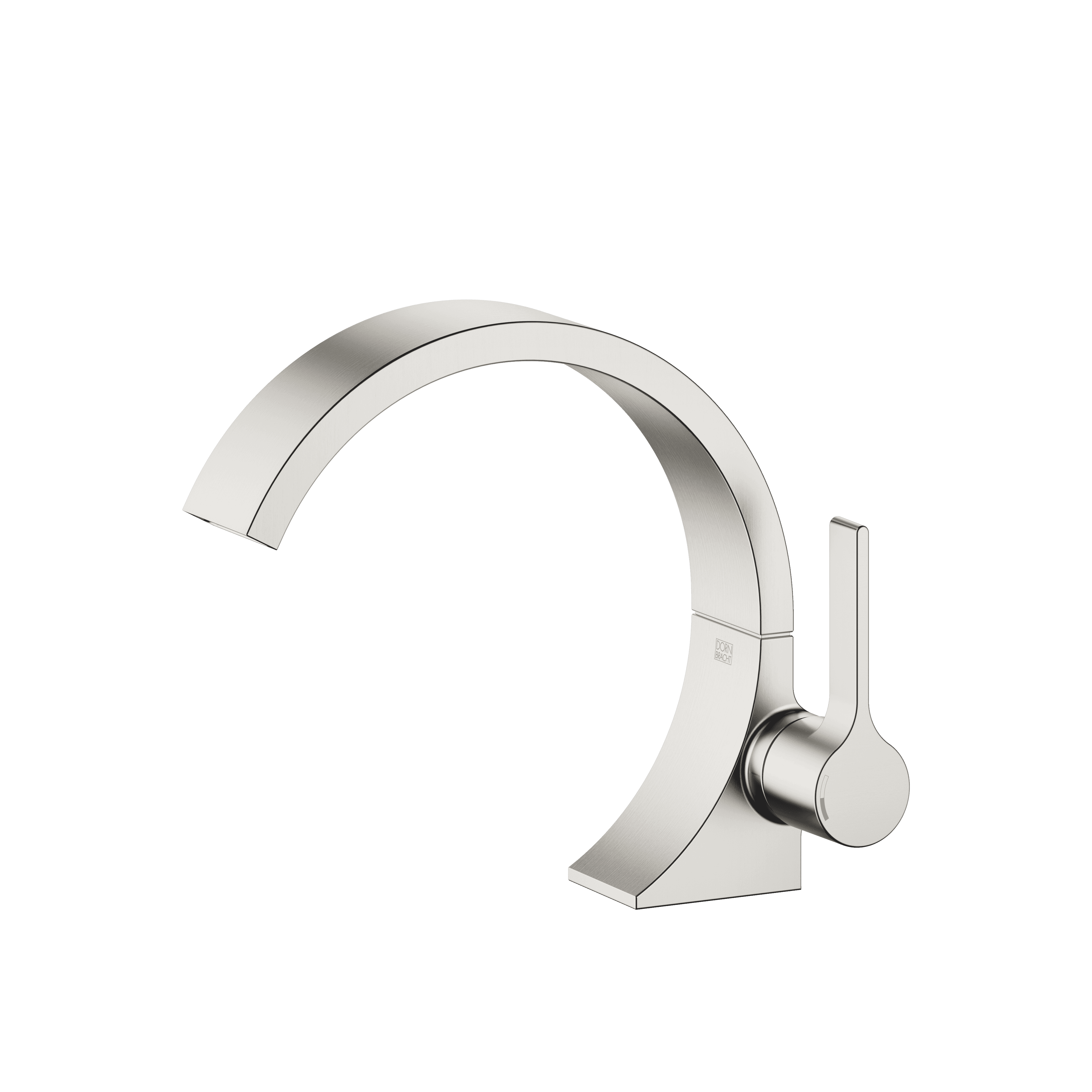 CYO Single-lever basin mixer with pop-up waste in Brushed Platinum